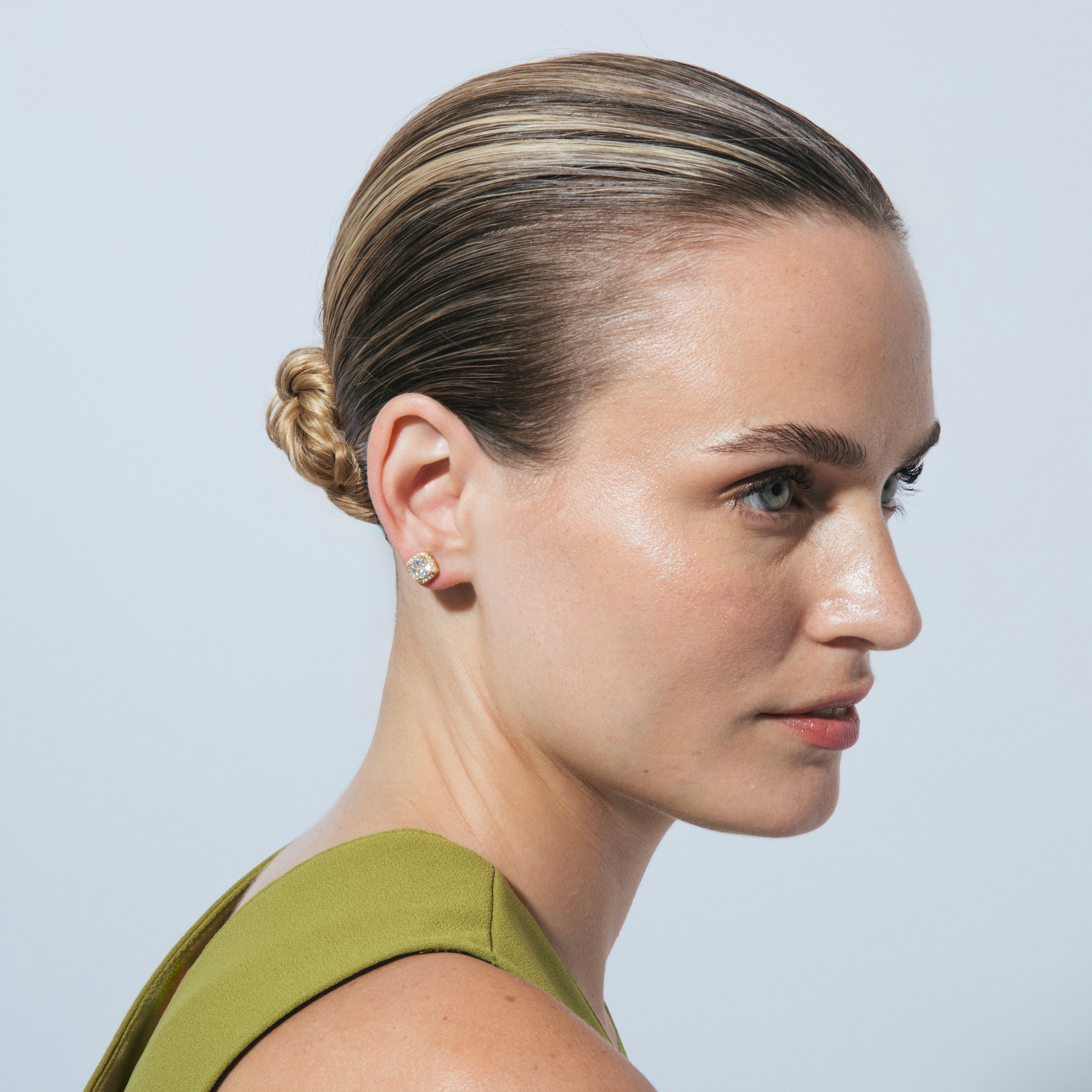 18k Yellow gold plated earrings - Lorbas