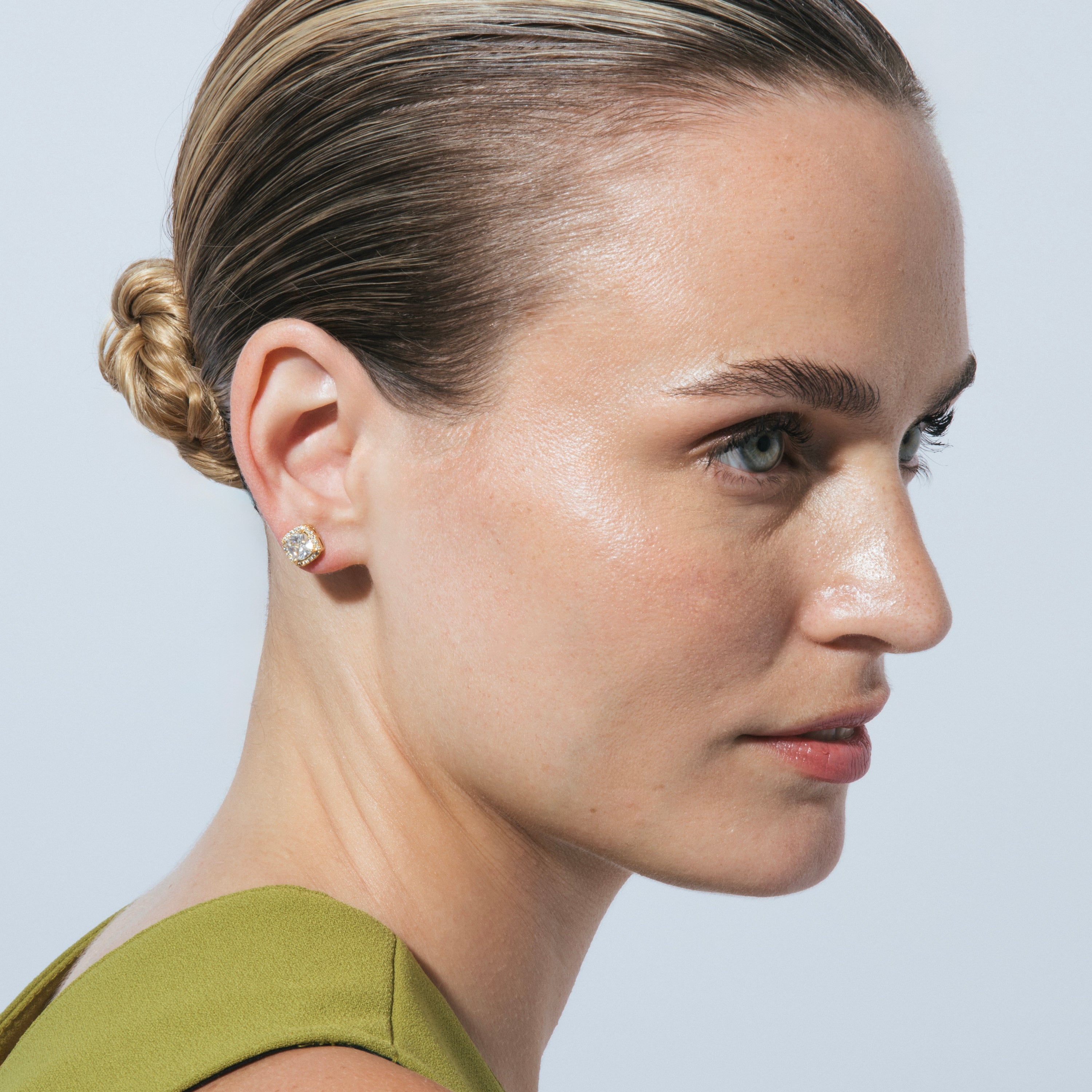 18k Yellow gold plated earrings - Lorbas