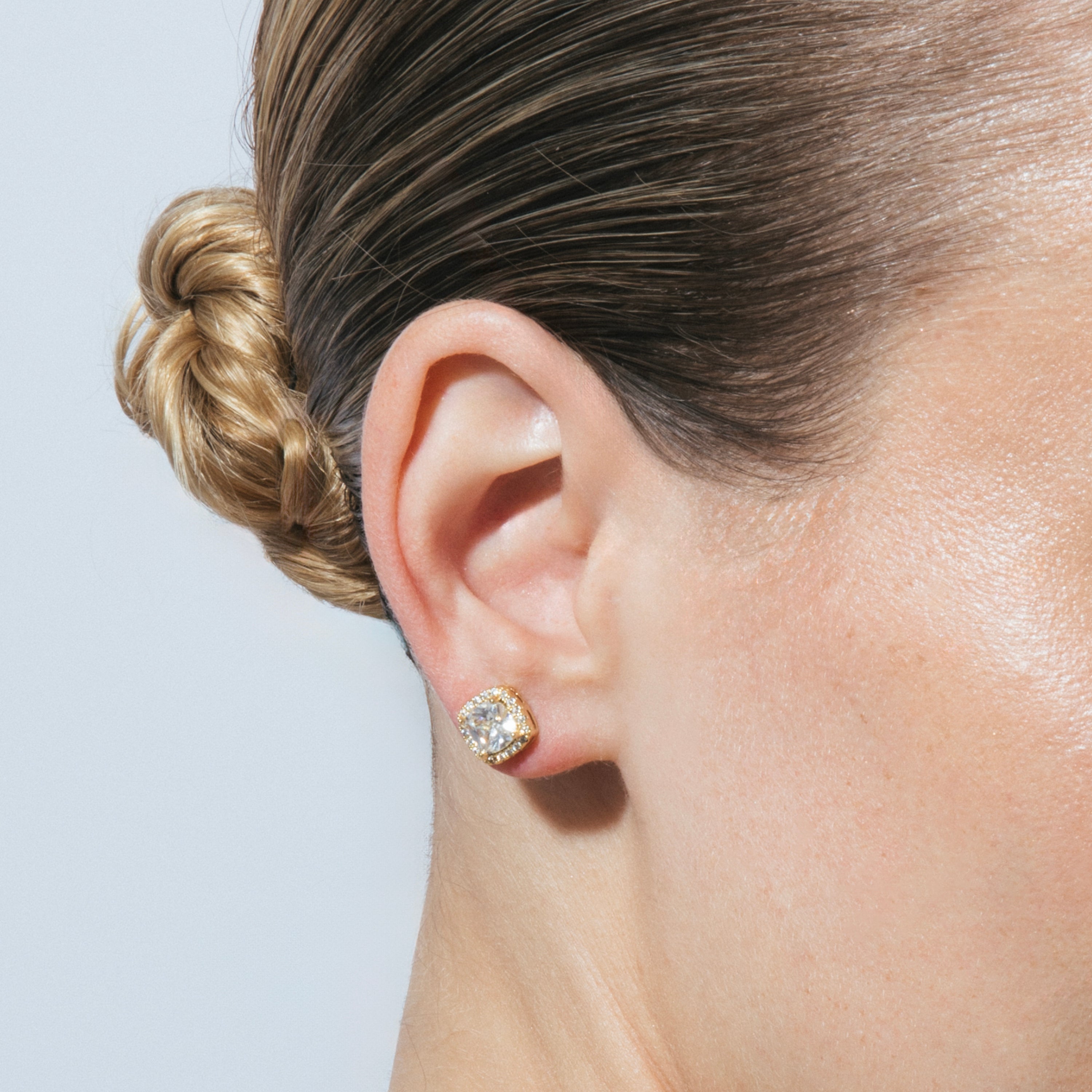 18k Yellow gold plated earrings - Lorbas