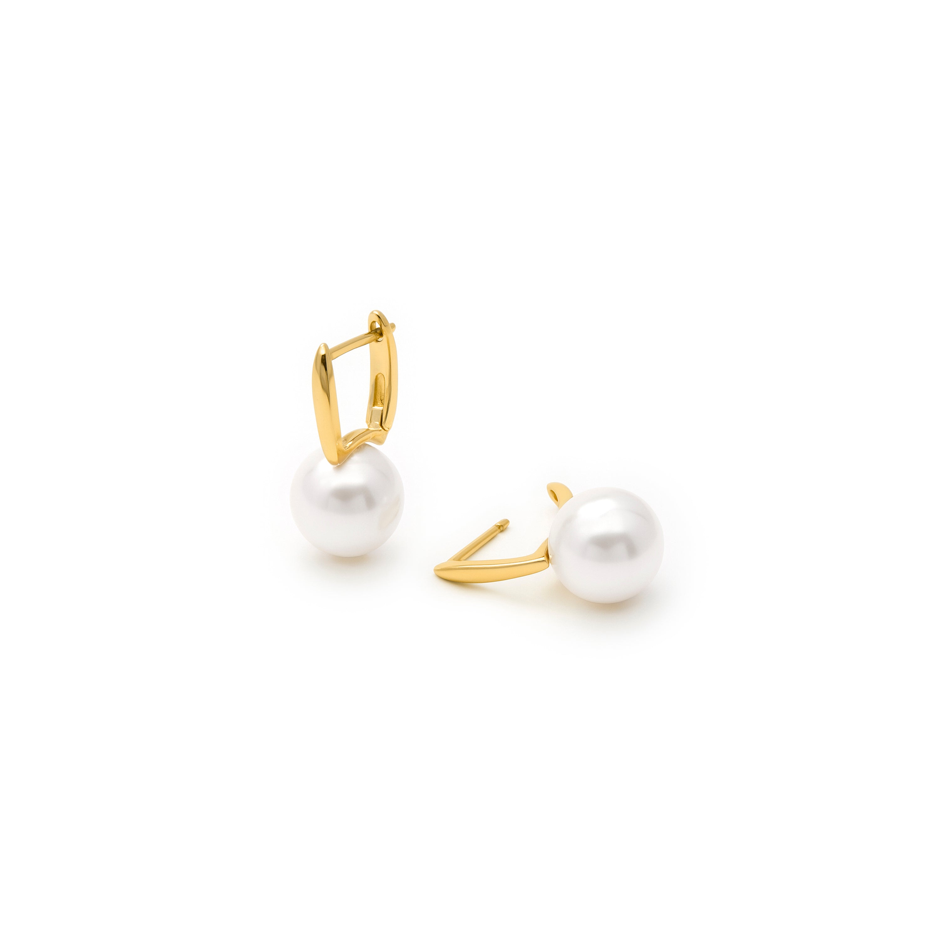 Pendientes acabado en oro amarillo 18k - Siansa