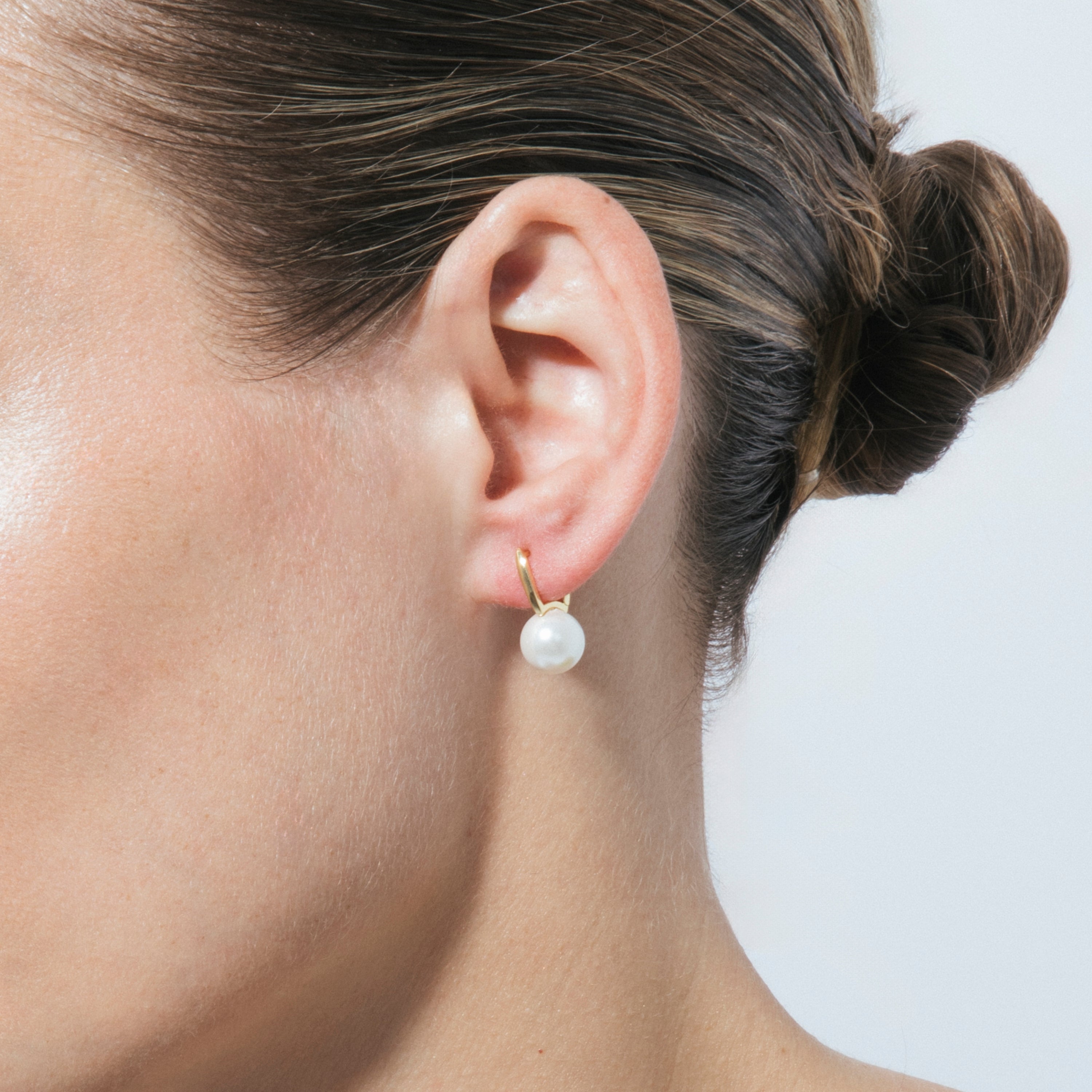 Pendientes acabado en oro amarillo 18k - Siansa