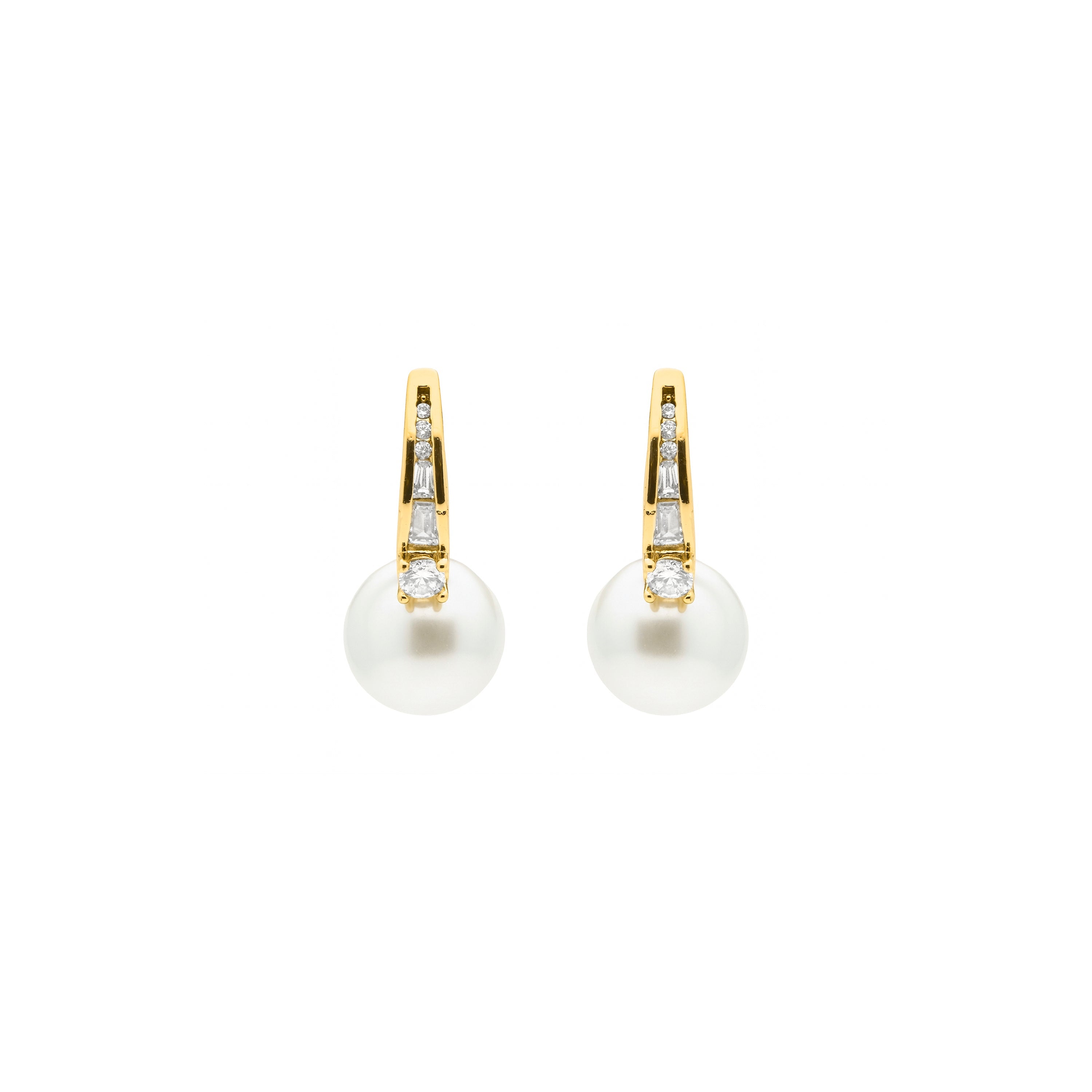 18k Yellow Gold-Plated Earrings - Esha