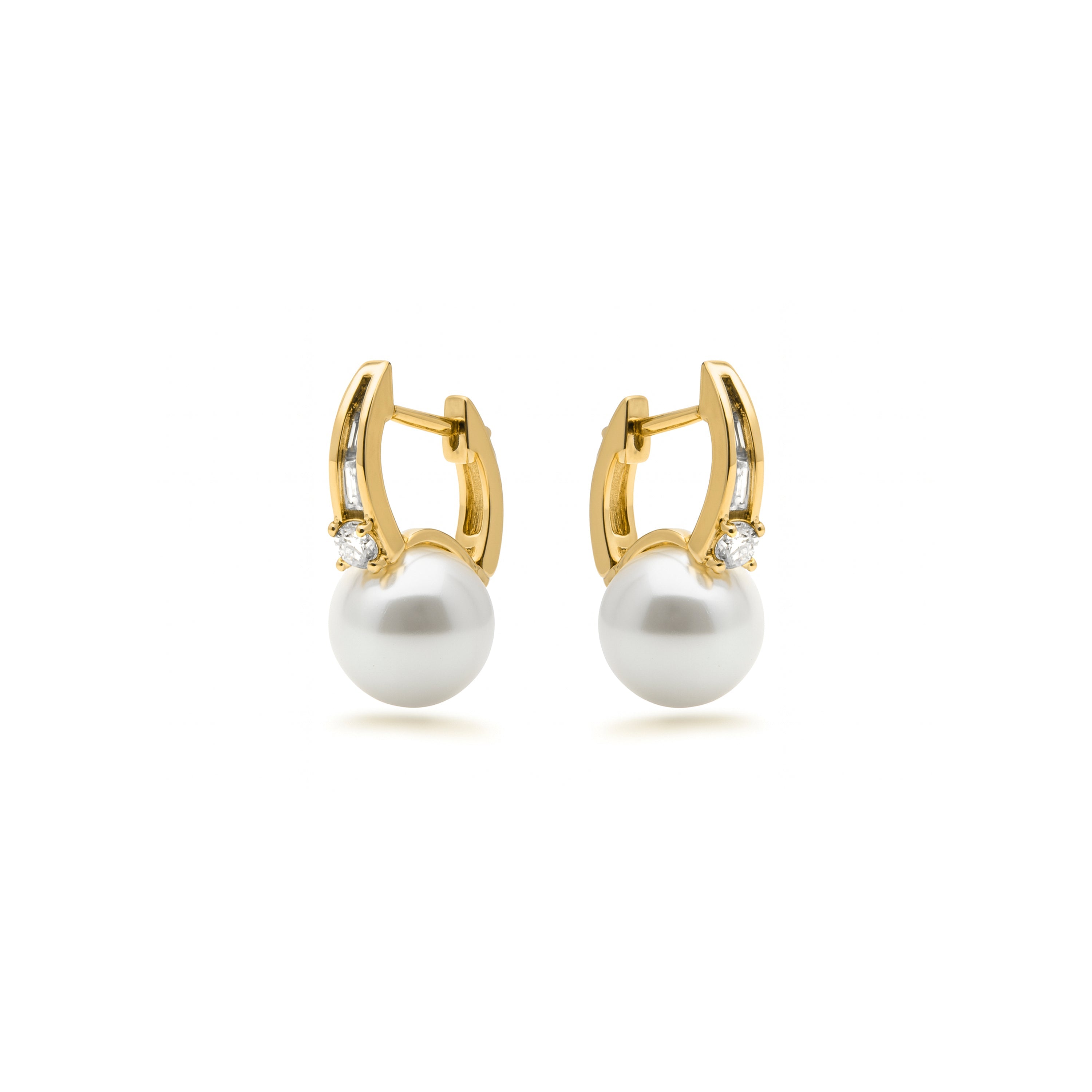 18k Yellow Gold-Plated Earrings - Esha