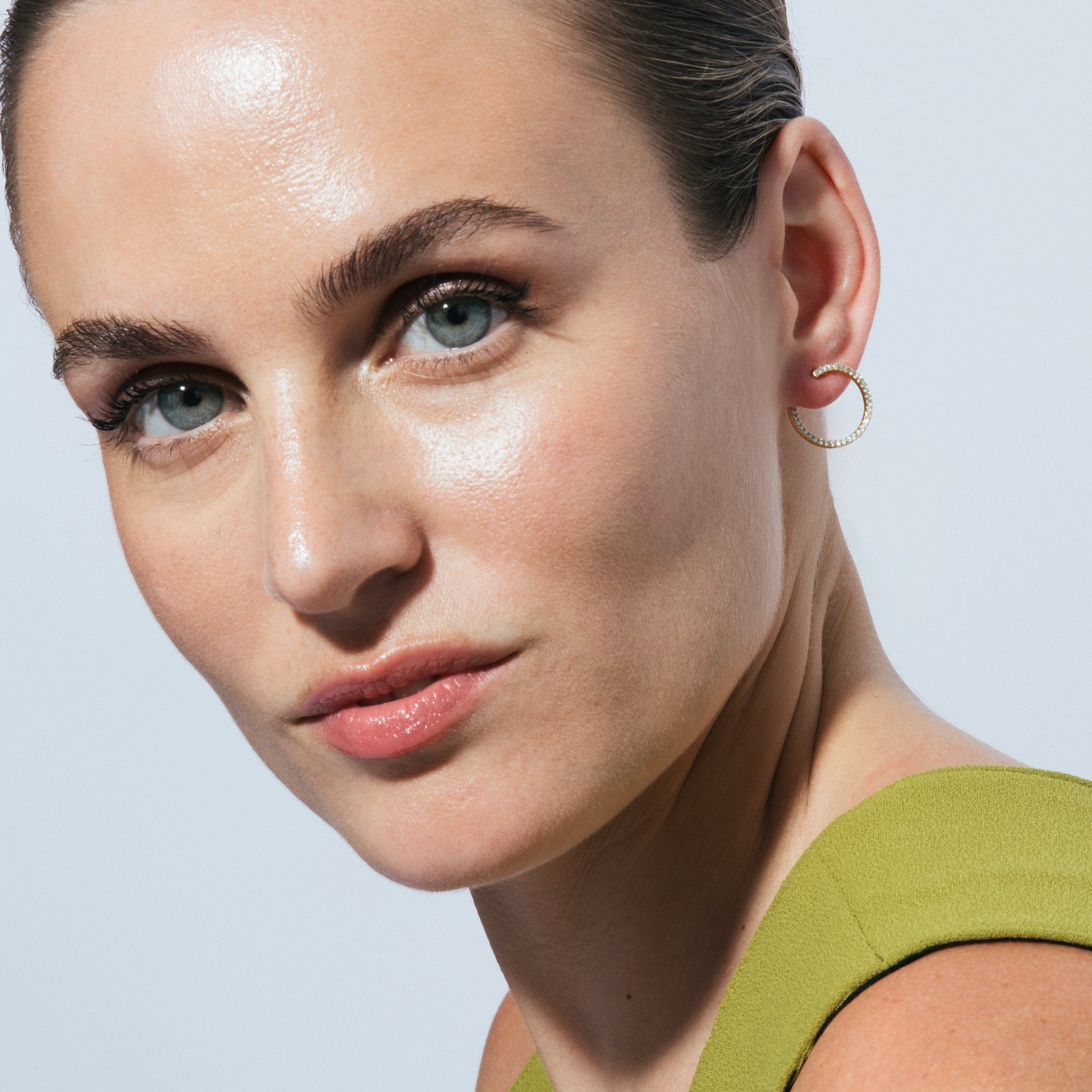 18k yellow gold finish earrings - Yona