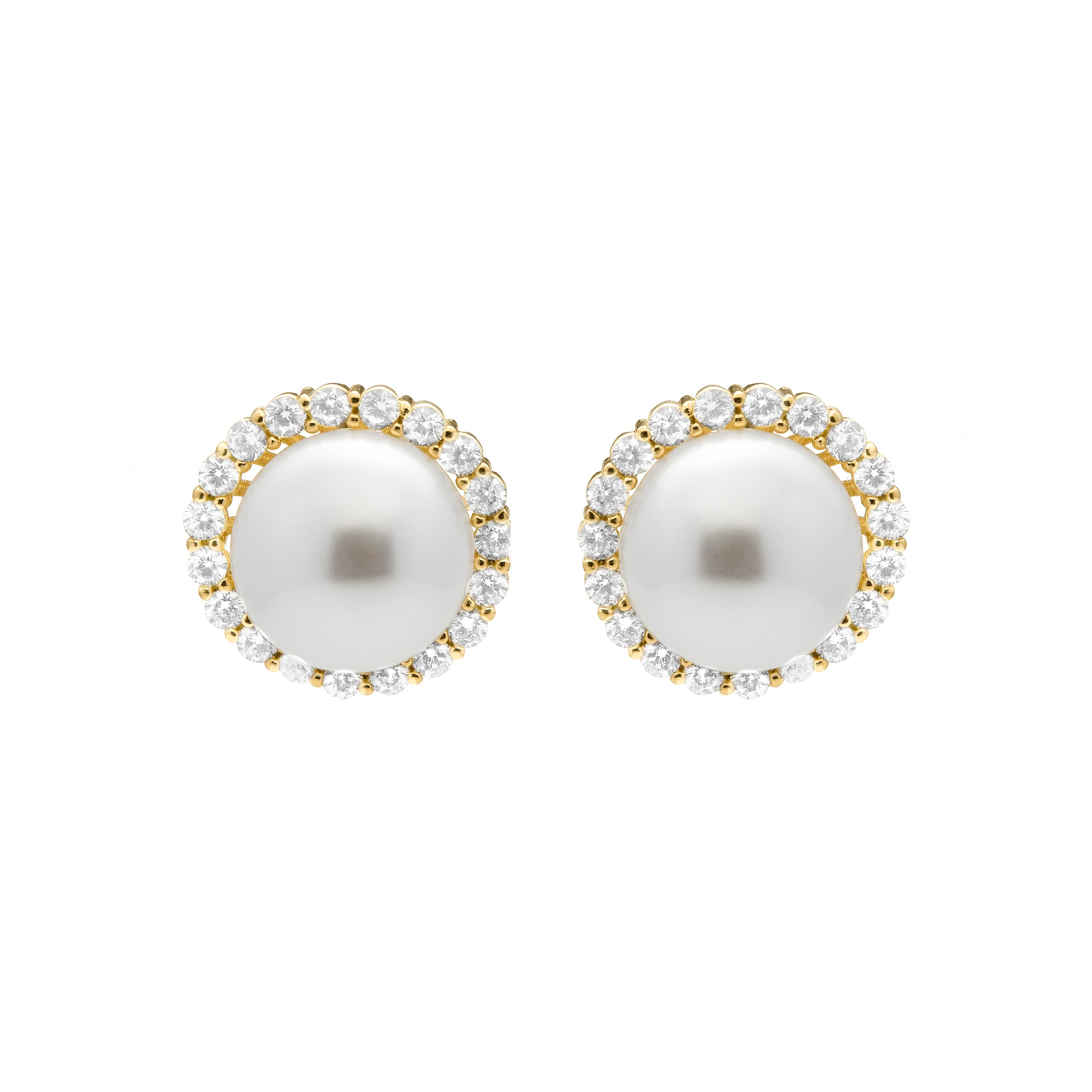 Earrings finished in 18k yellow gold - Nyma