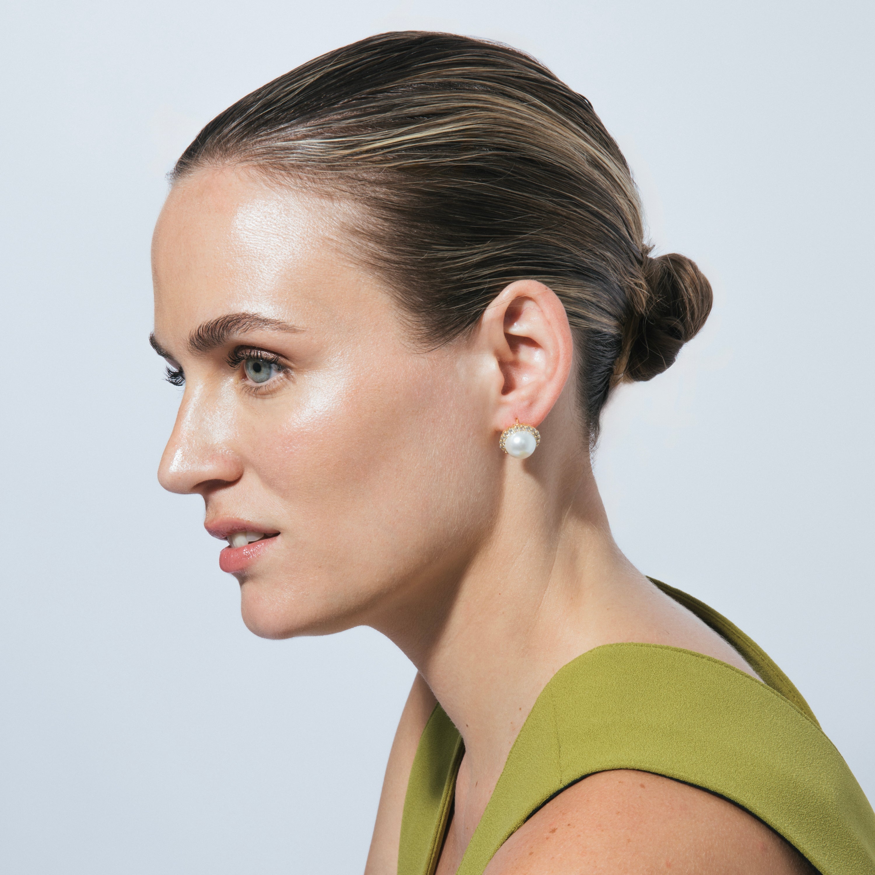 Earrings finished in 18k yellow gold - Nyma