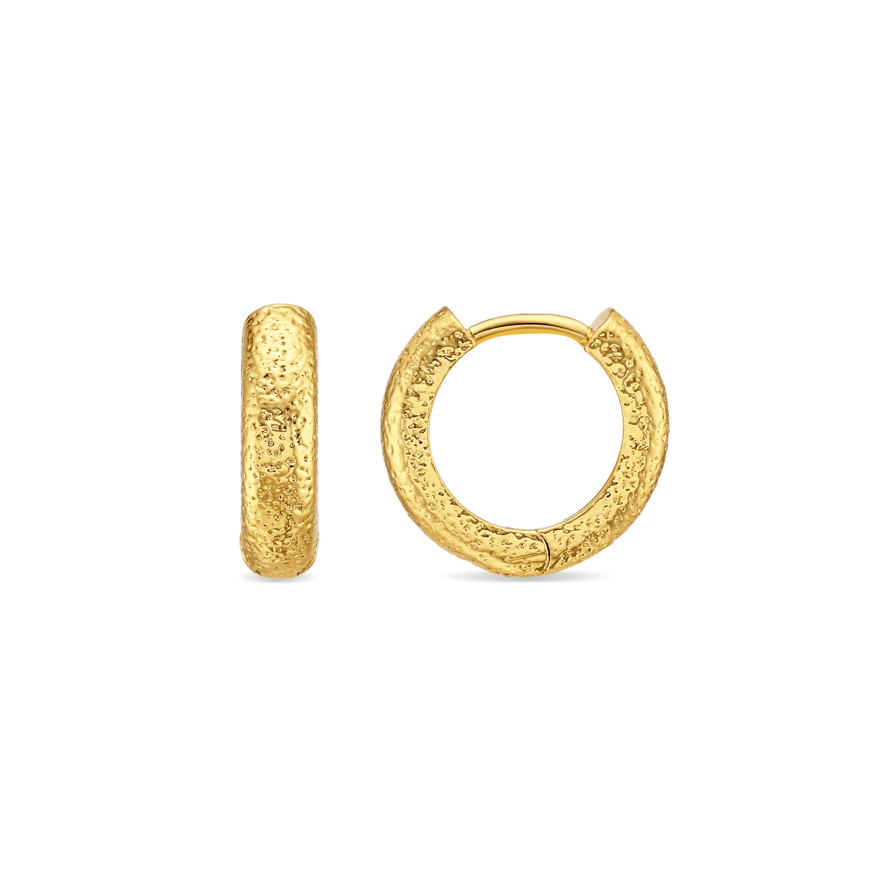 18k yellow gold finish earrings - Liaf