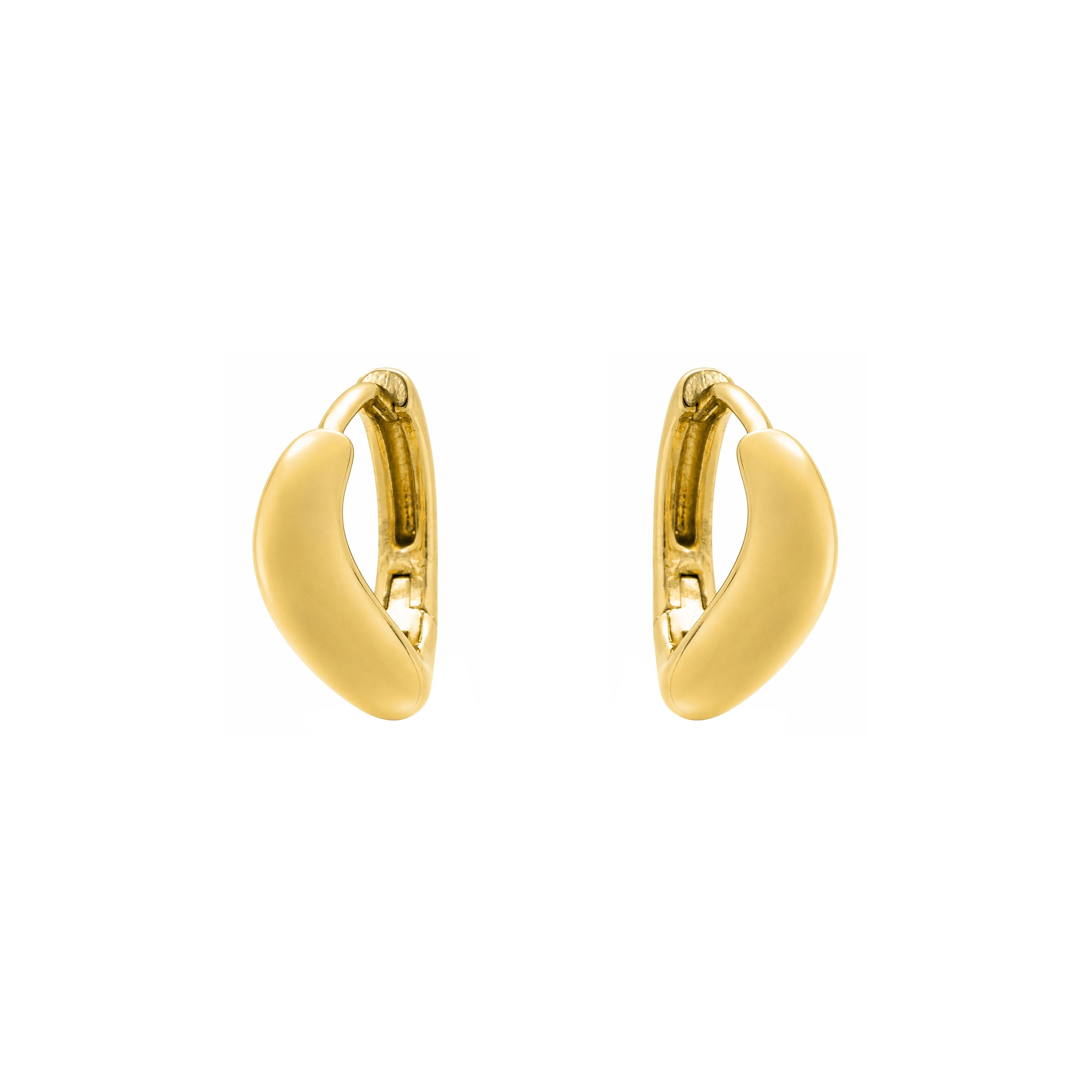Pendientes acabado en oro amarillo de 18k - Lanwise