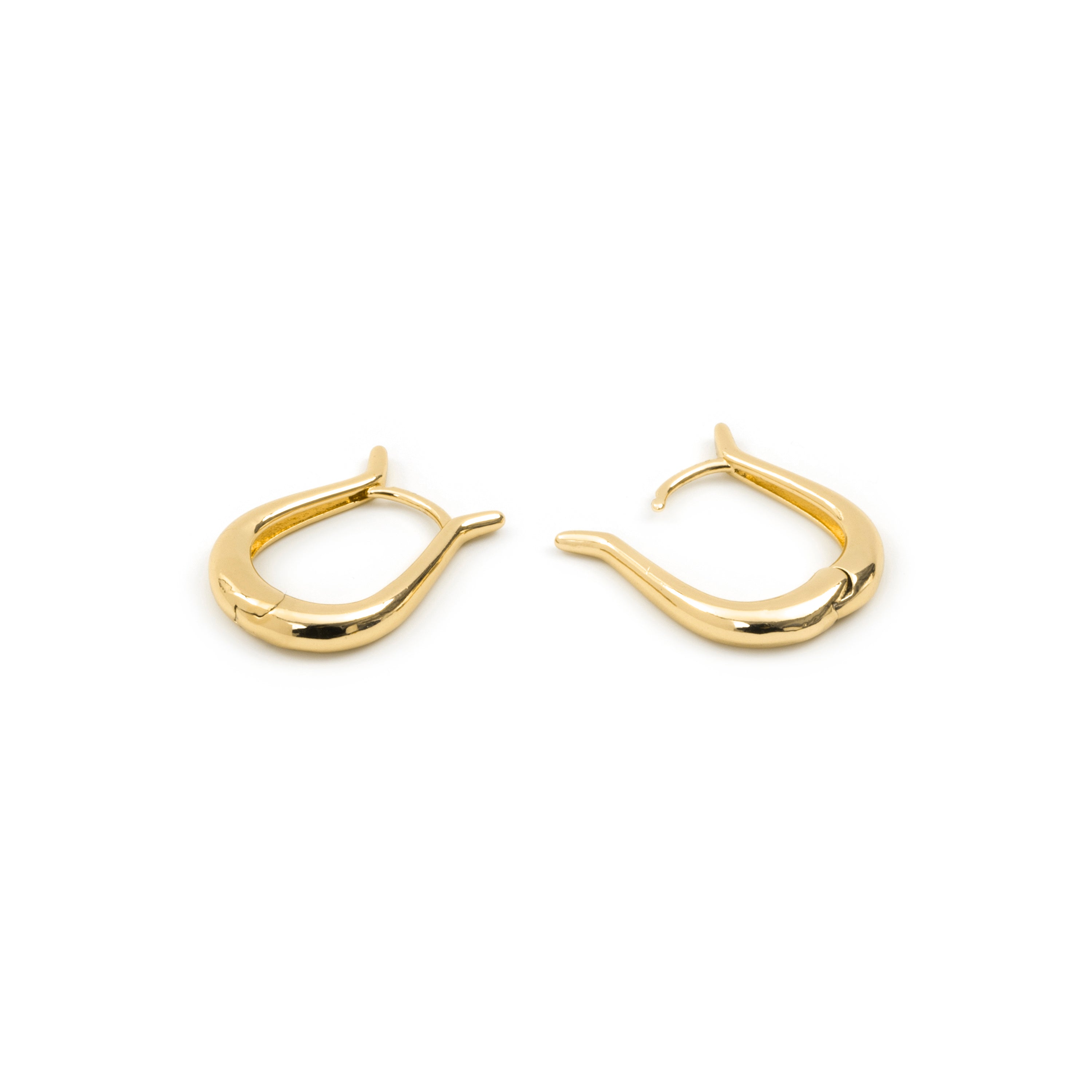 Pendientes acabado en oro amarillo de 18k - Icton