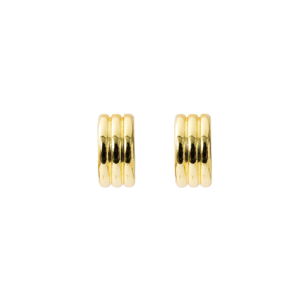 18k yellow gold finish earrings - Sungi