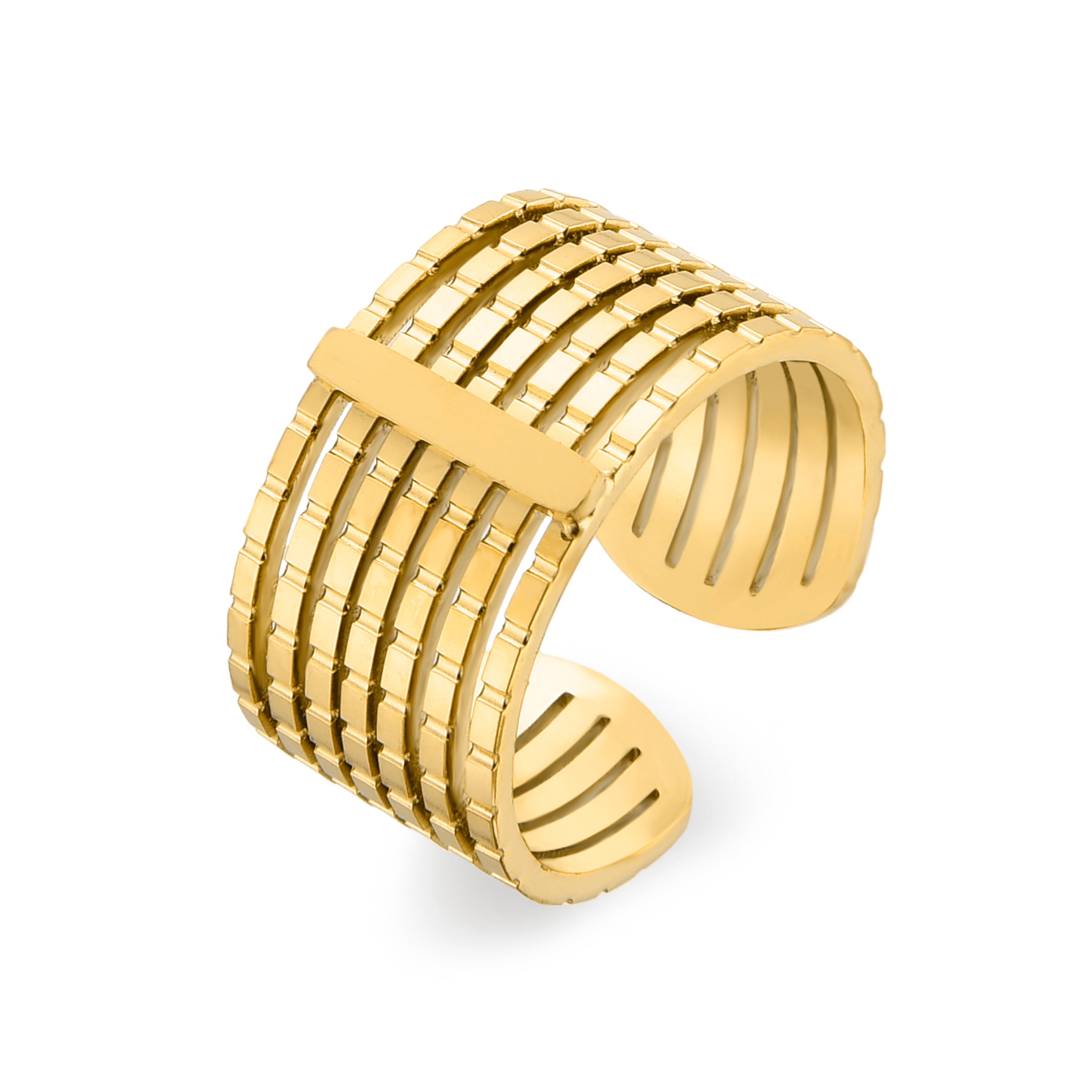 18K Yellow Gold Plated Ring - Sayri