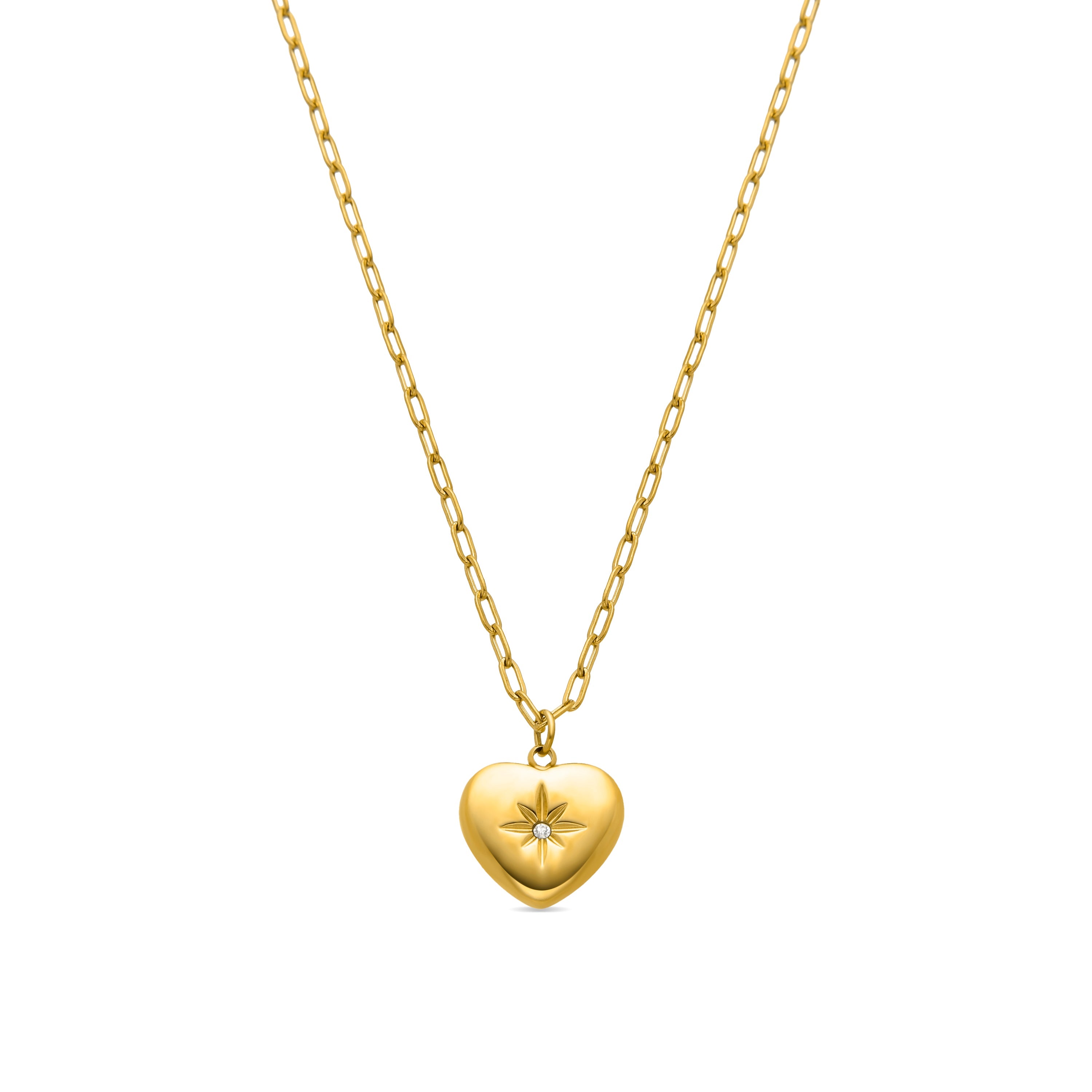 18K gold-finished necklace - Ikpo