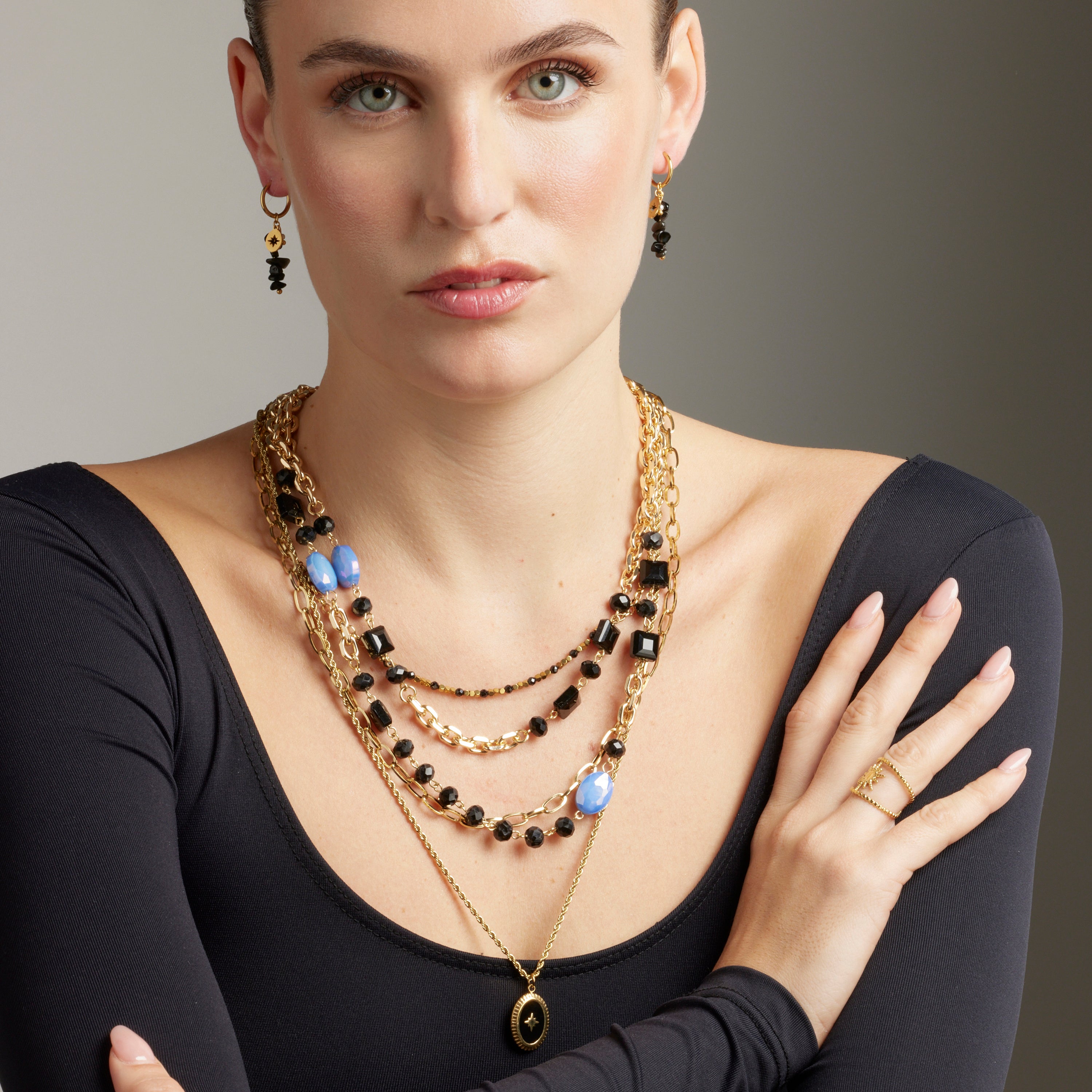 Necklace finished in 18K yellow gold - Jusol