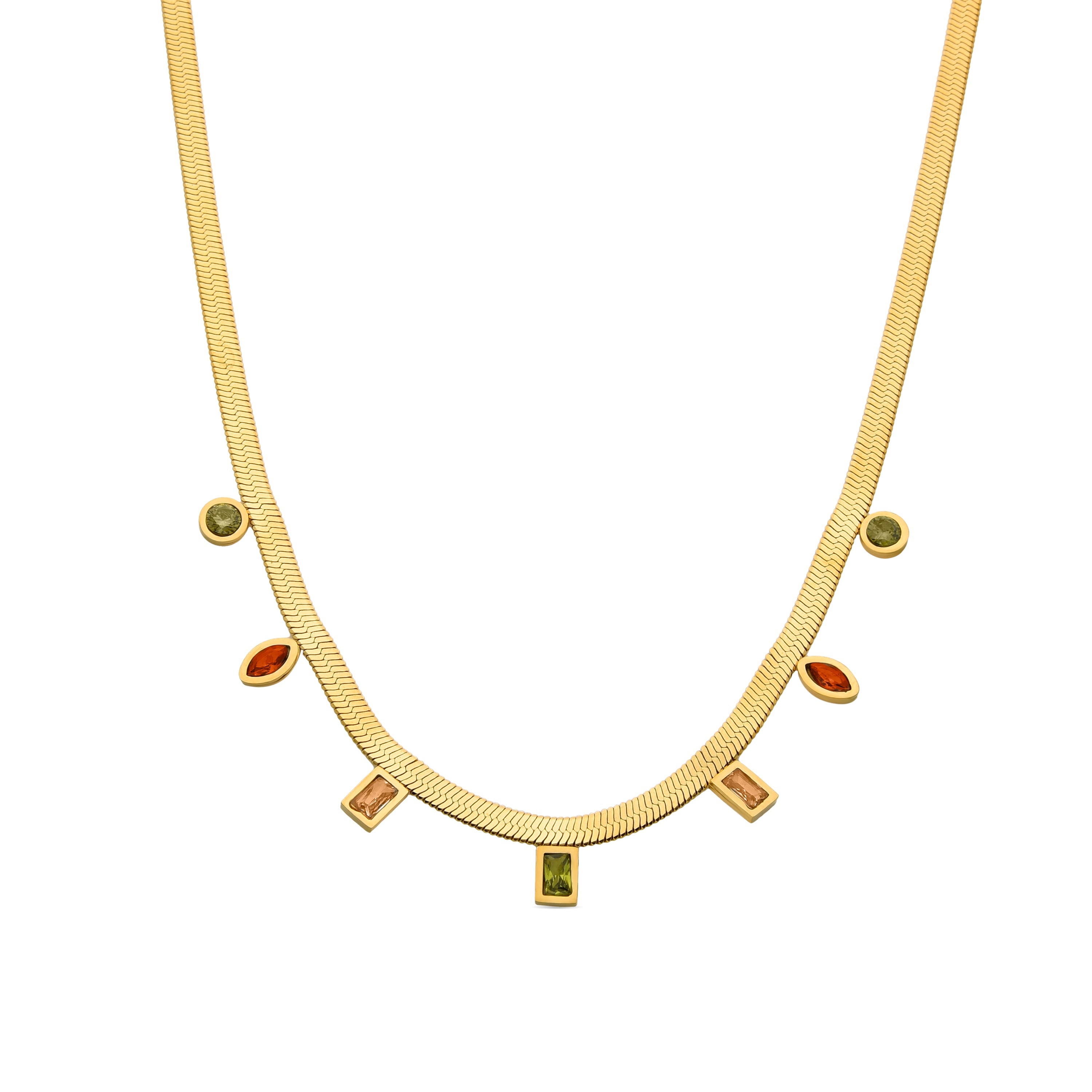 18K Yellow Gold Plated Necklace - Phieo