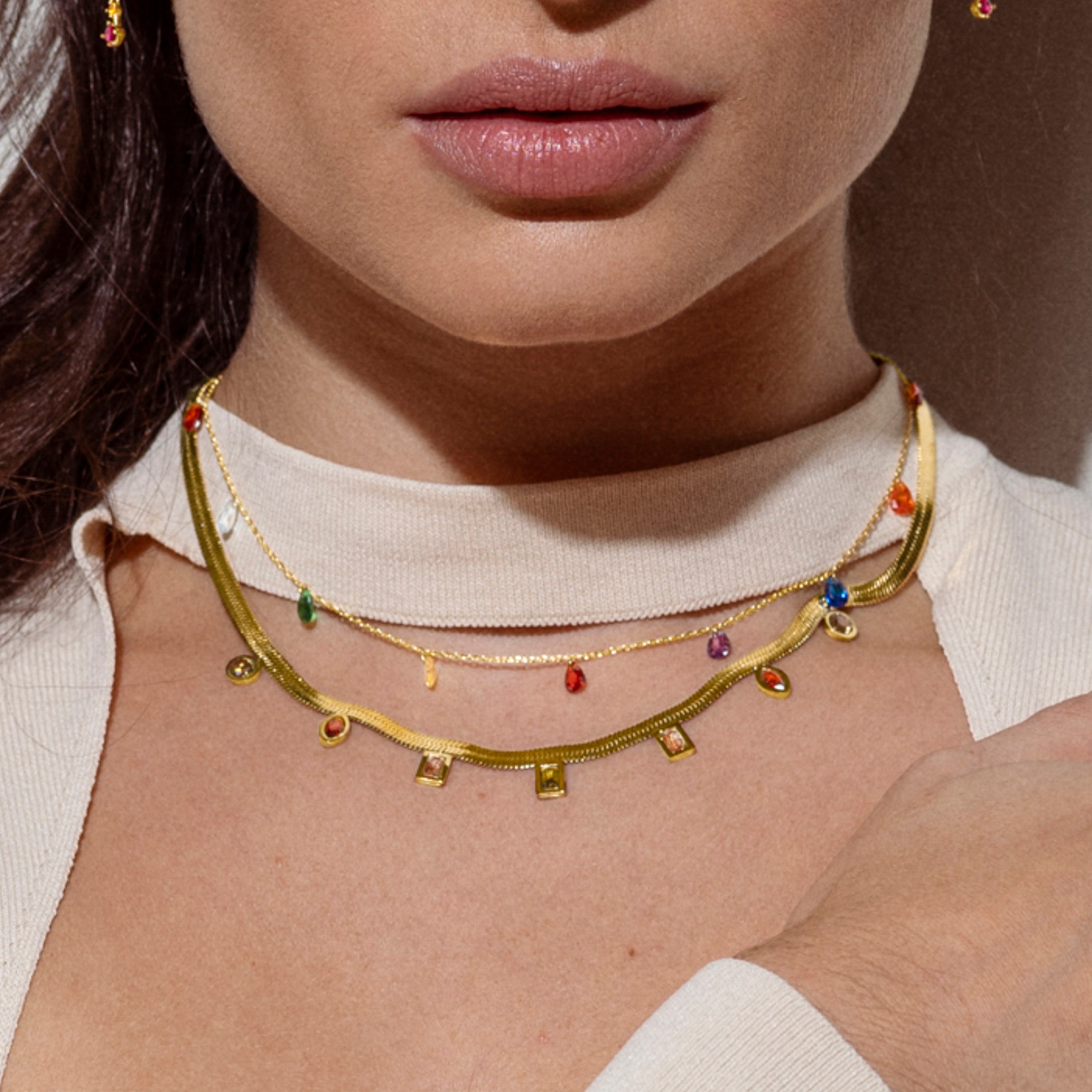 18K Yellow Gold Plated Necklace - Phieo