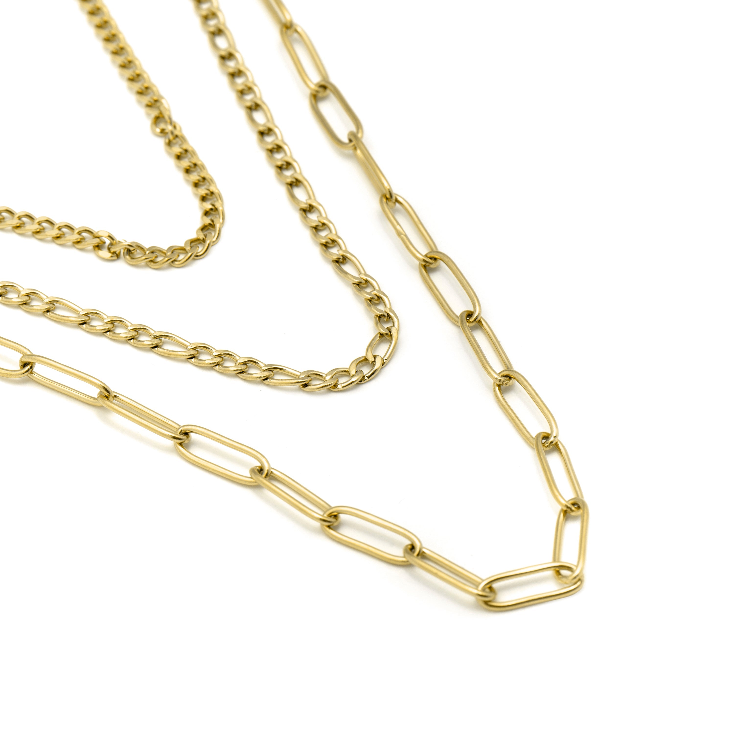 18k yellow gold-plated necklace - Korvia