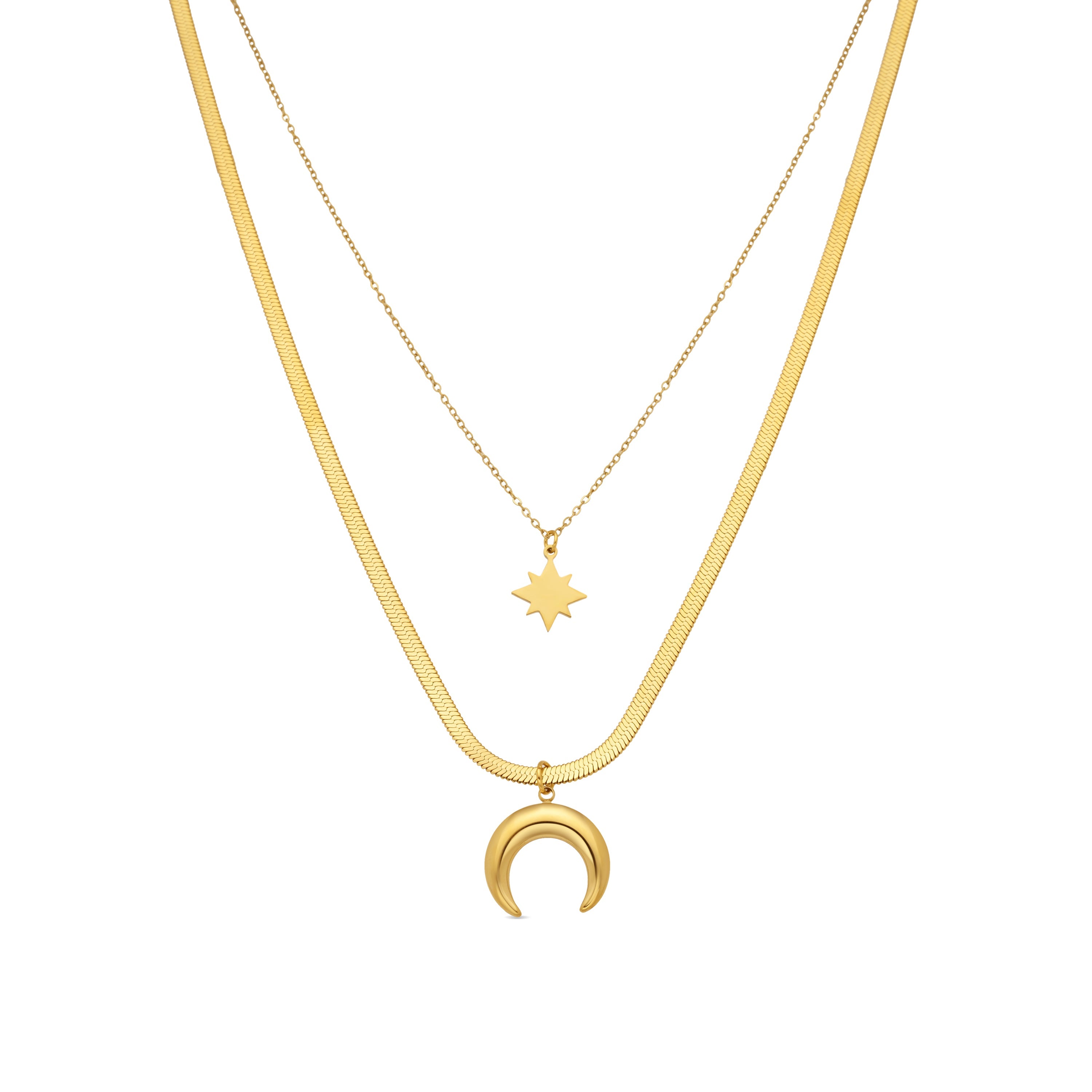 Collar acabado en oro amarillo 18k - Fada
