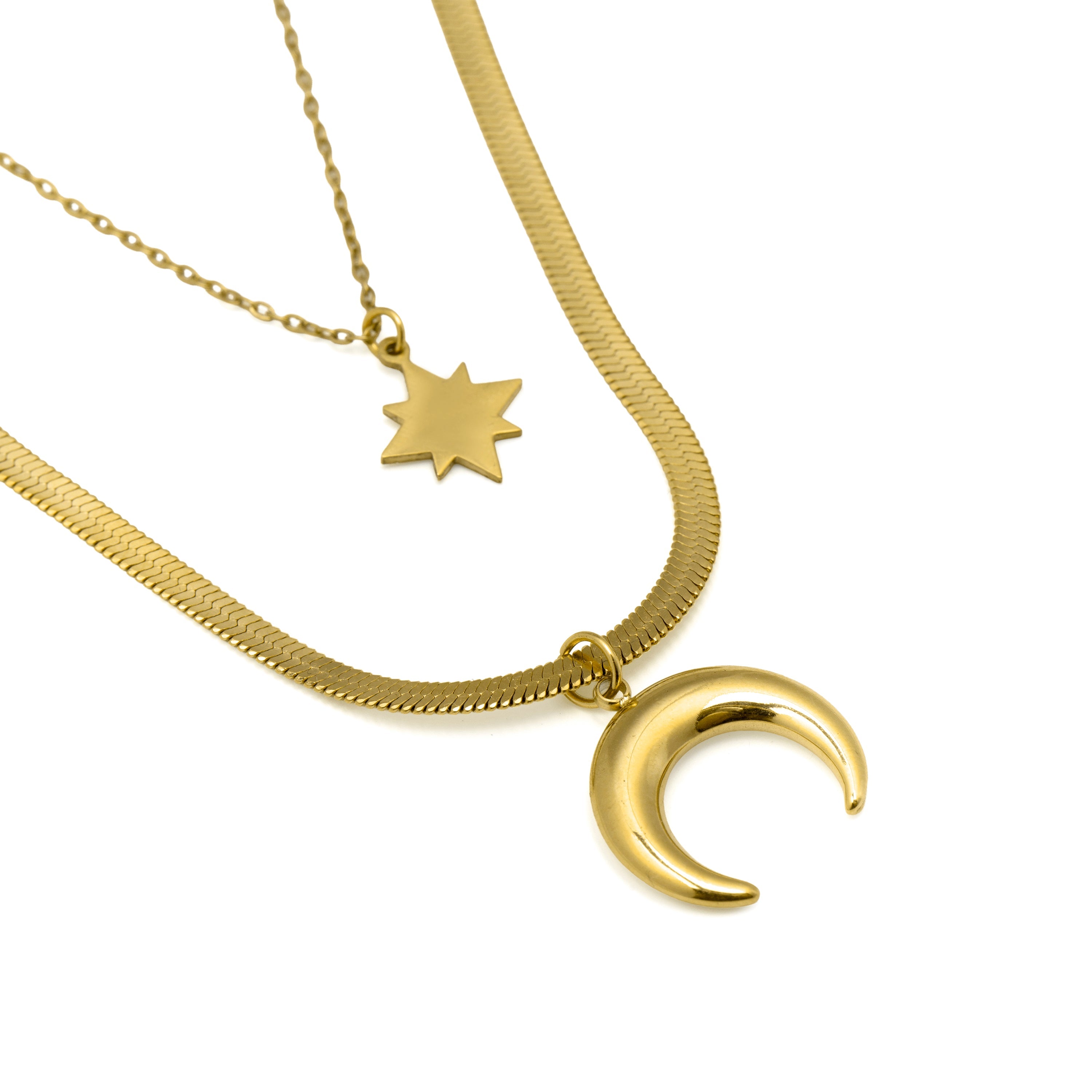 Collar acabado en oro amarillo 18k - Fada
