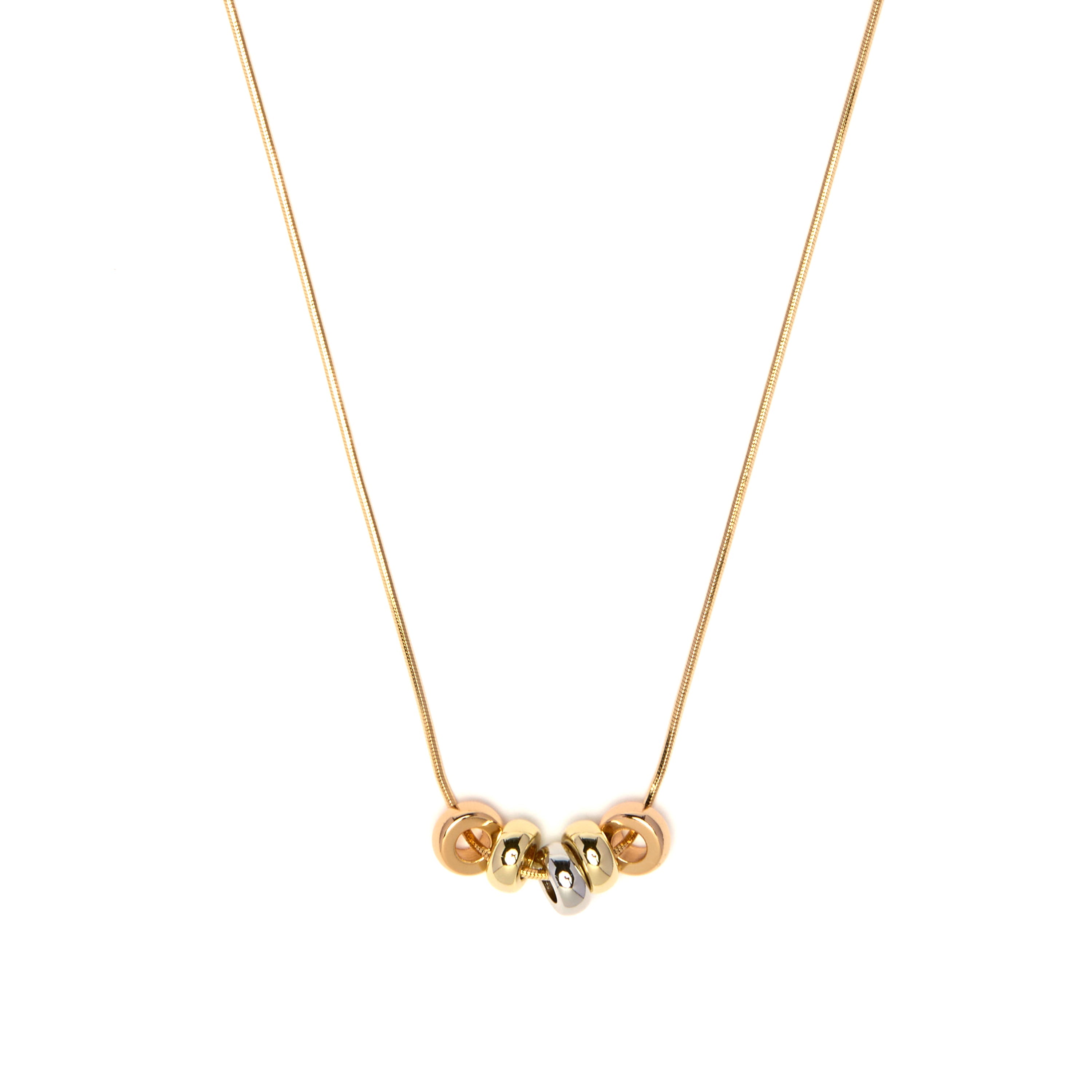 Collar acabado en oro amarillo de 18k - Tothai