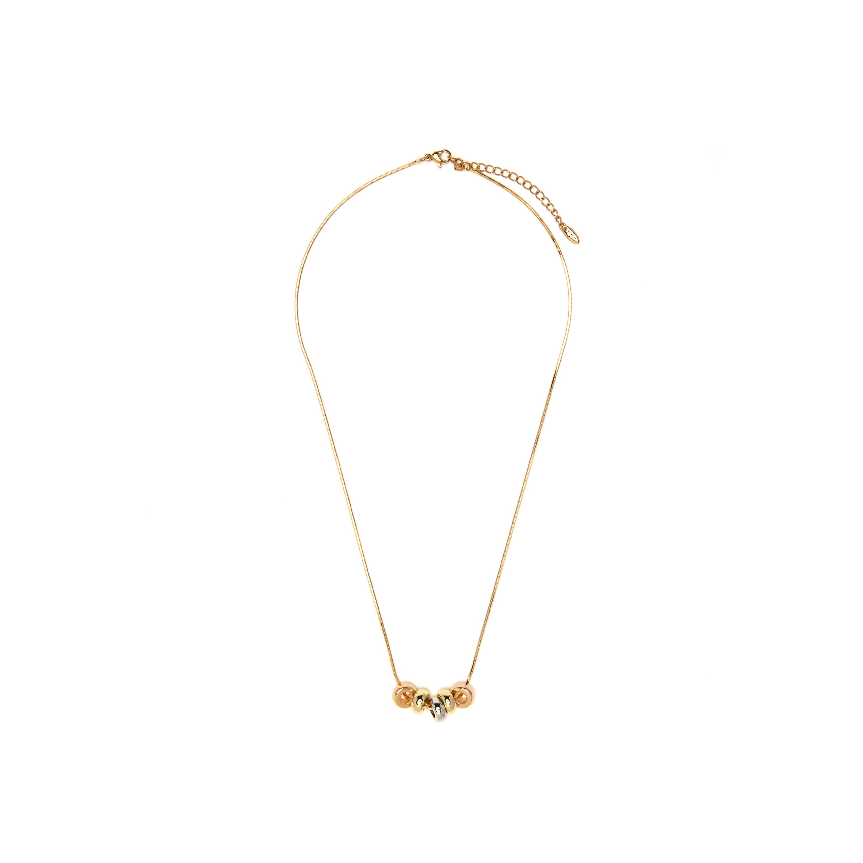Collar acabado en oro amarillo de 18k - Tothai