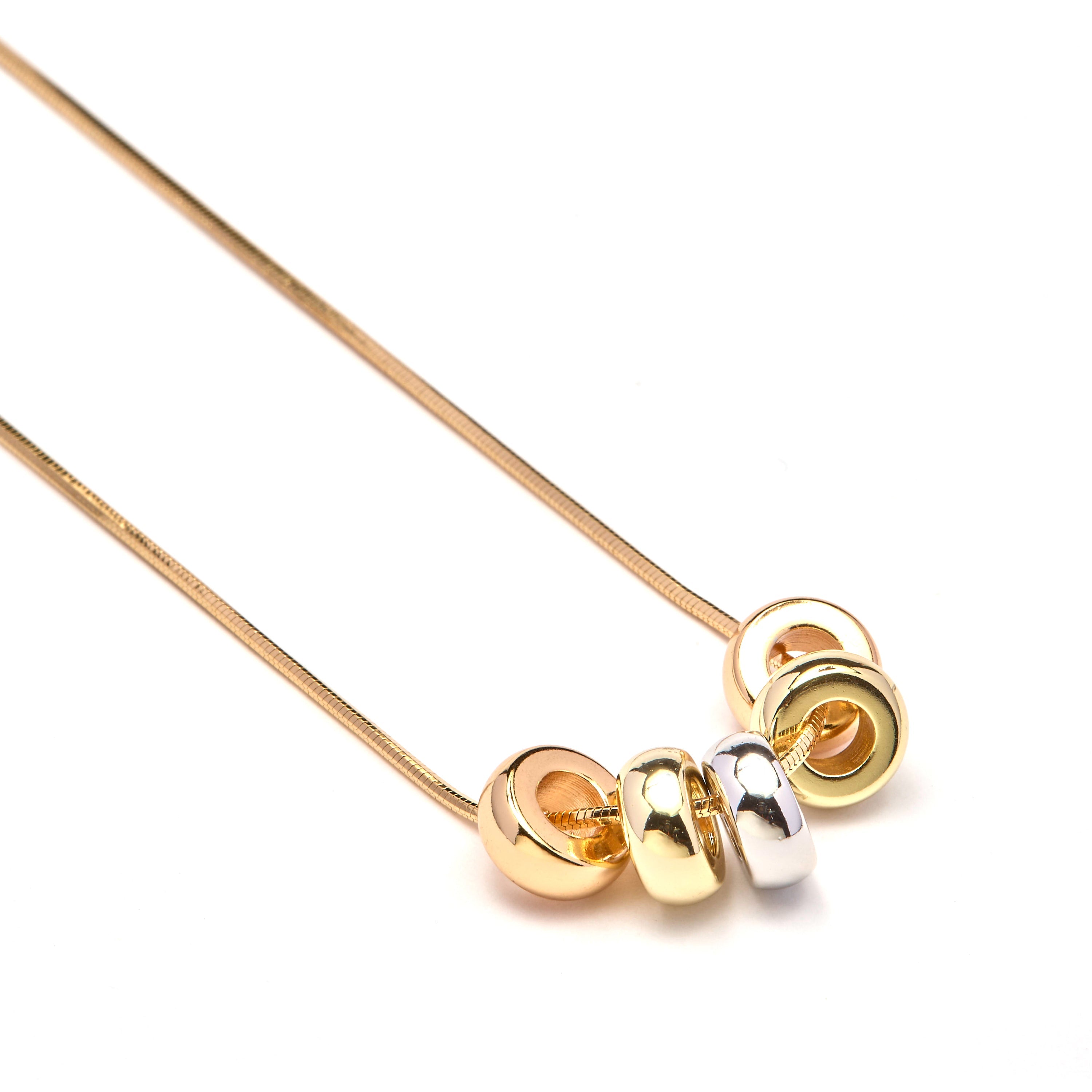 Collar acabado en oro amarillo de 18k - Tothai