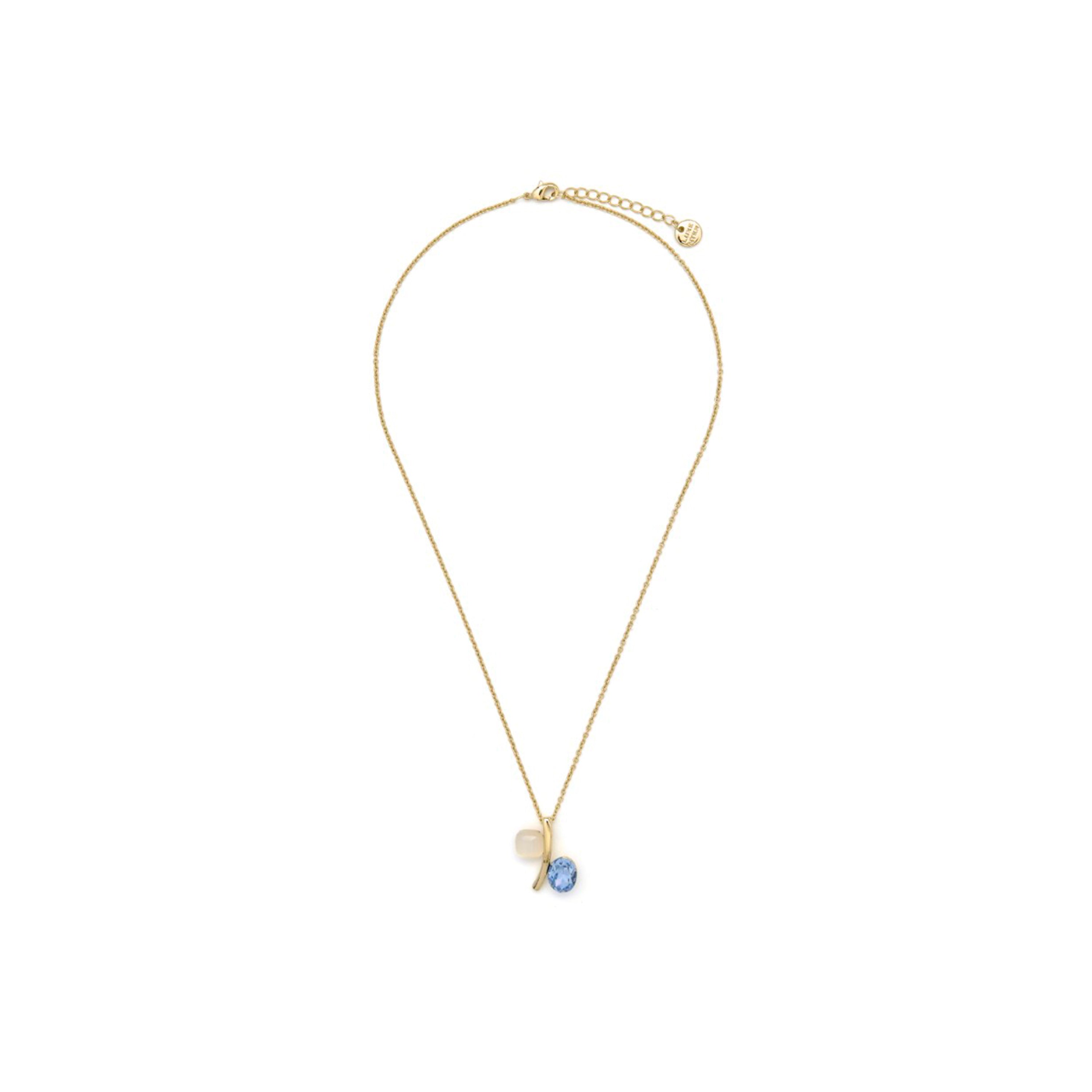 18k Yellow Gold Finish Cat's Eye Necklace - Hared