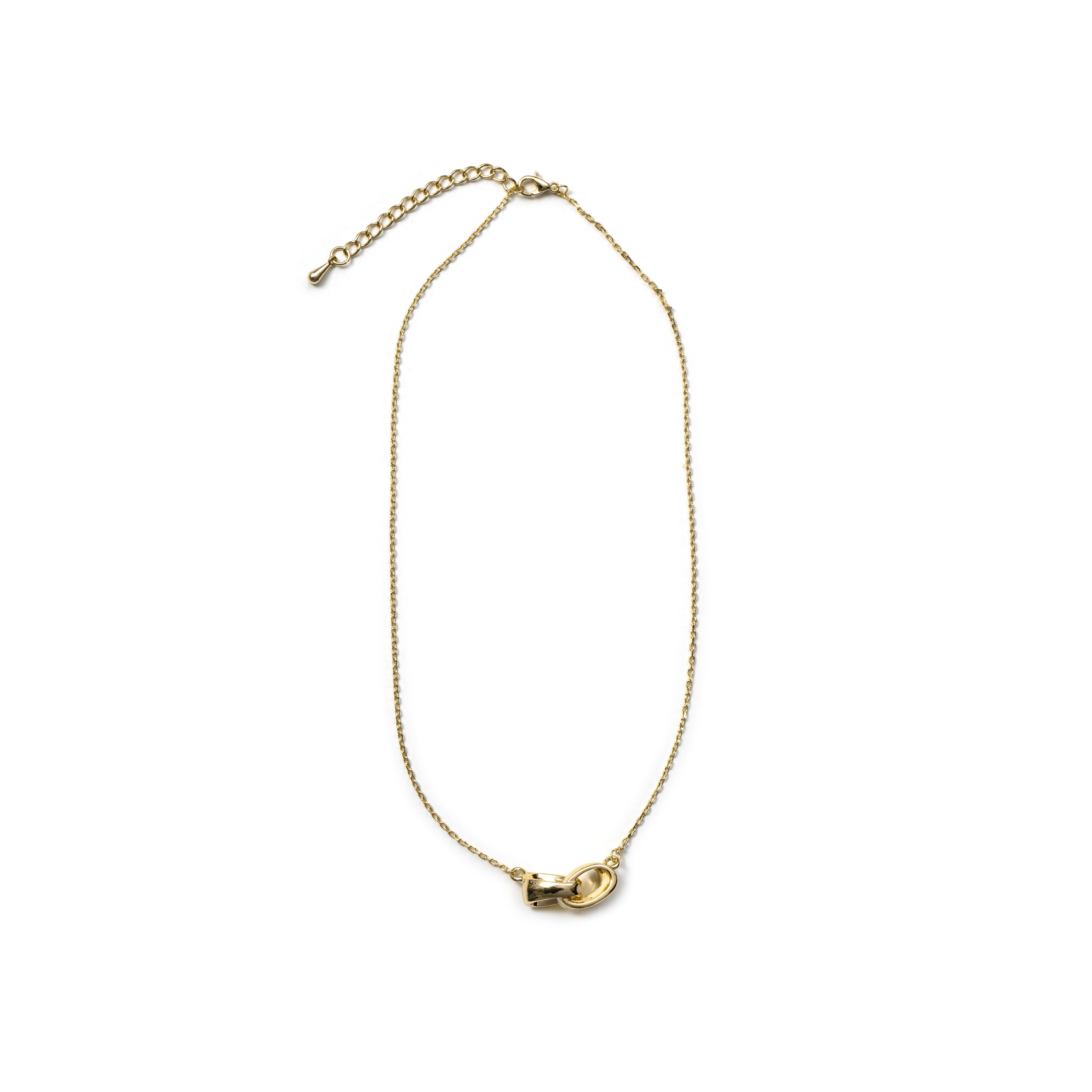 Collar de Madreperla Blanca acabado en oro amarillo de 18k - Lilu