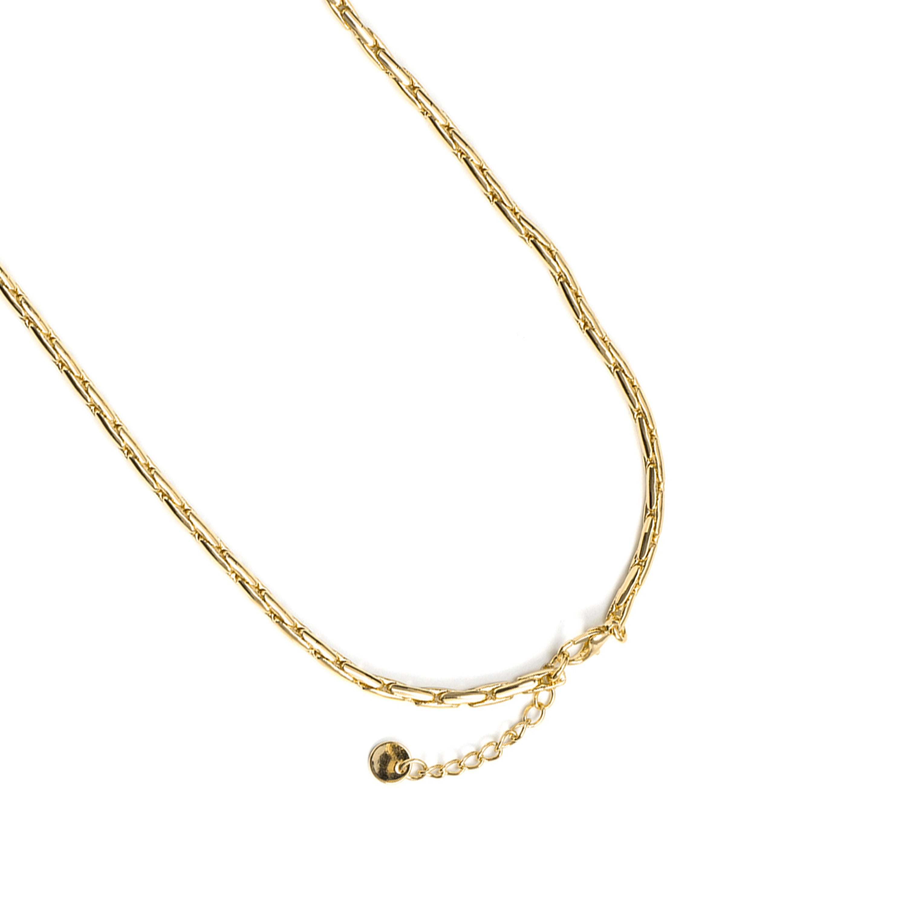 18k Yellow Gold-Plated Sparkling Zircon Necklace - Cymui