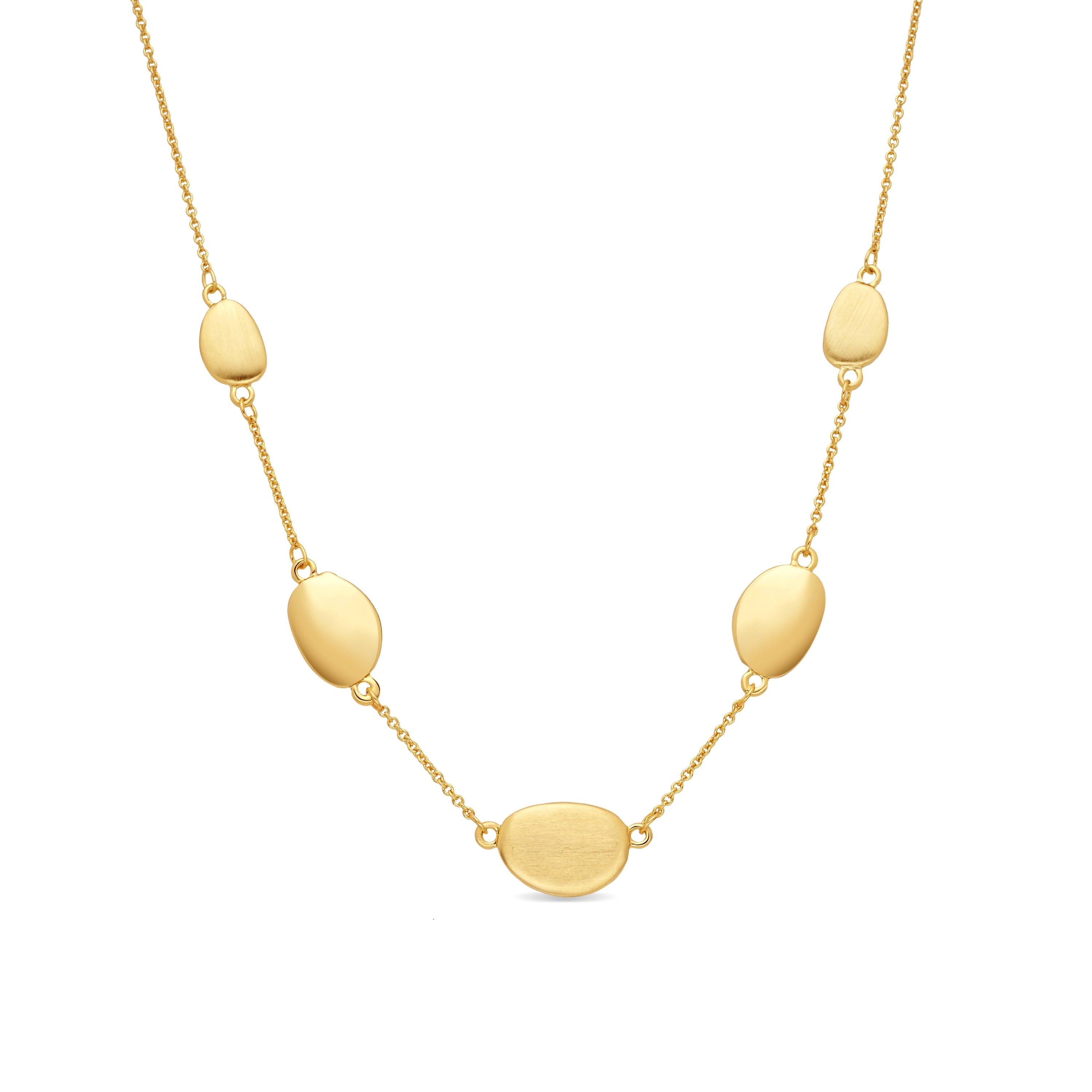 18k yellow gold-plated necklace - Biona