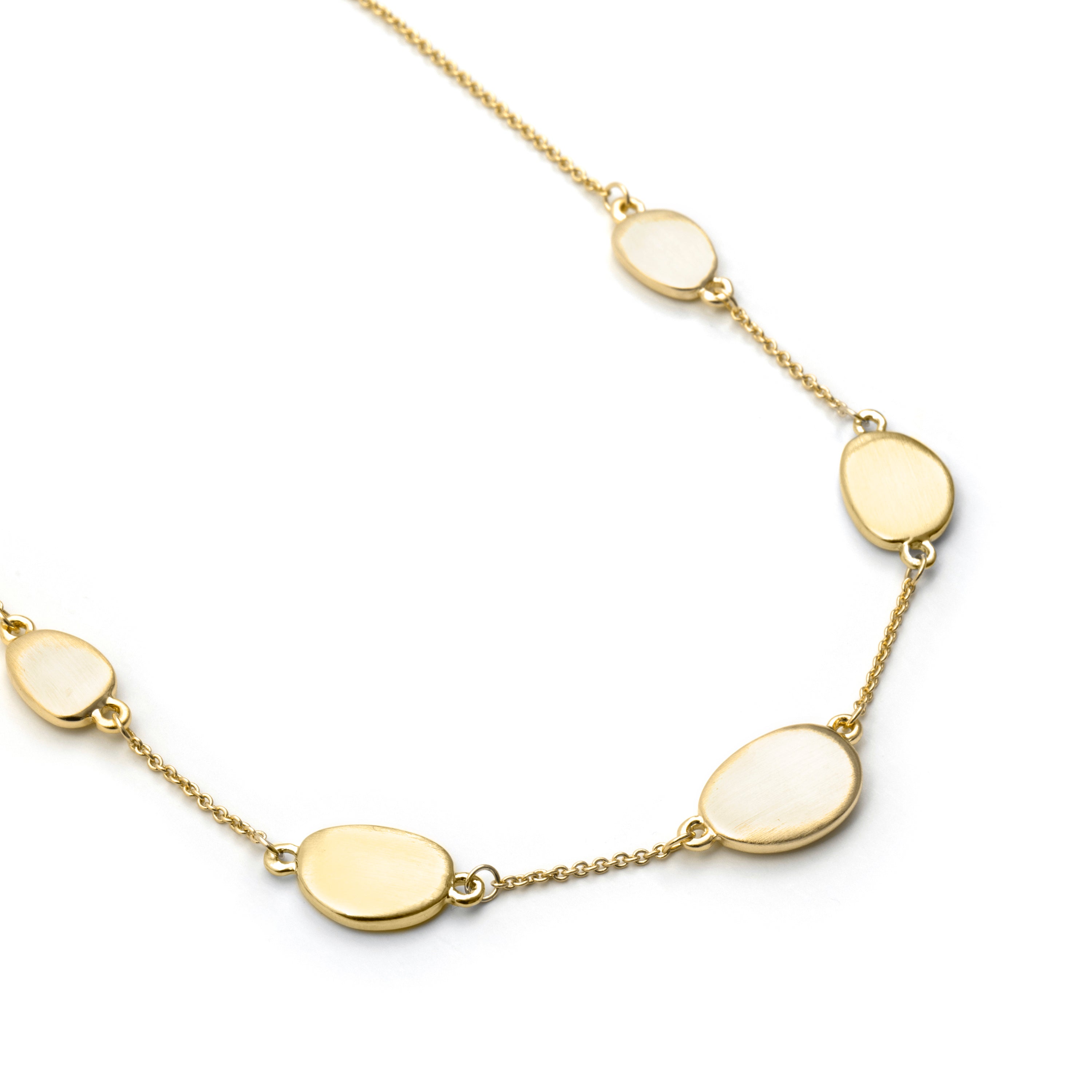 18k yellow gold-plated necklace - Biona