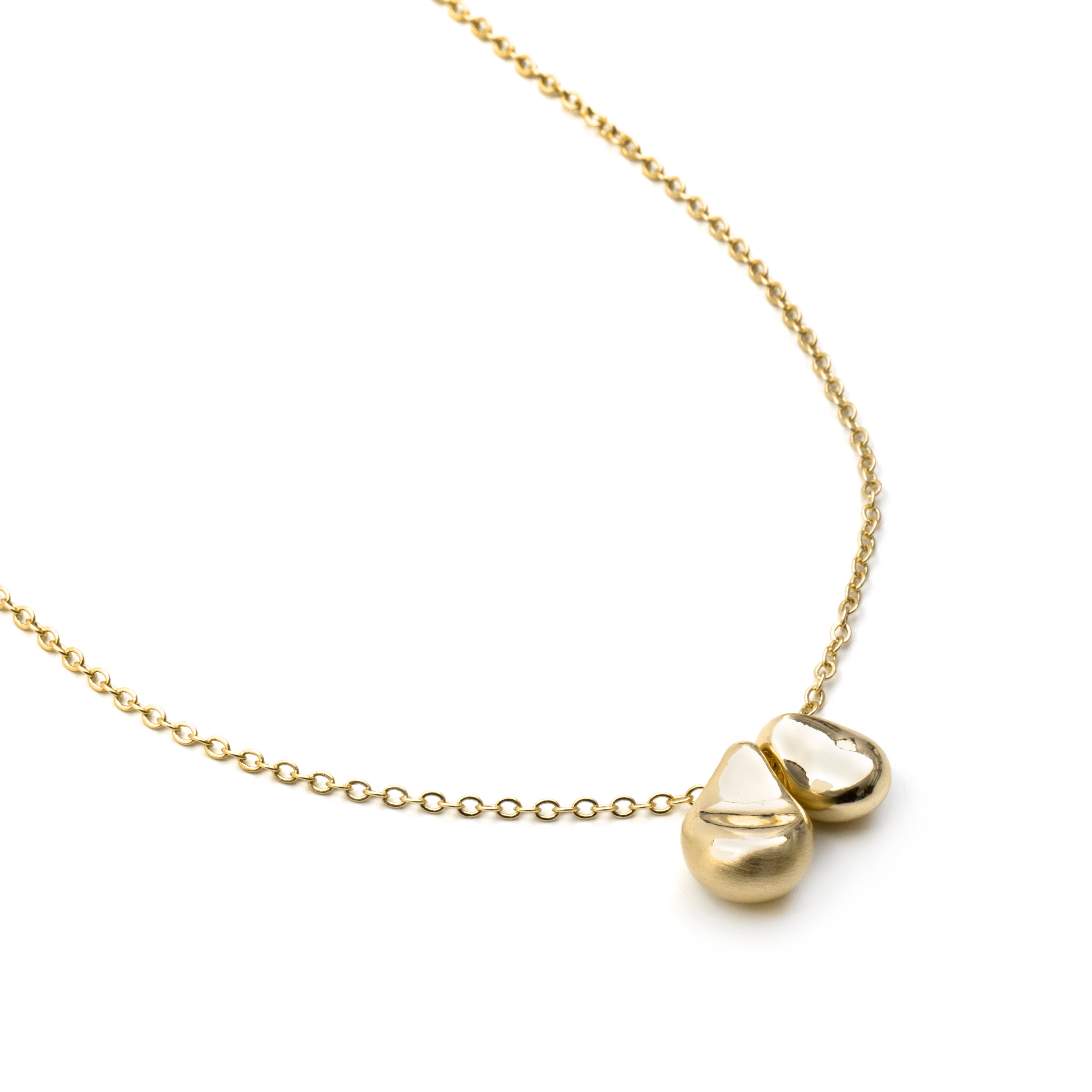 Collar acabado en oro amarillo de 18k - Saumet