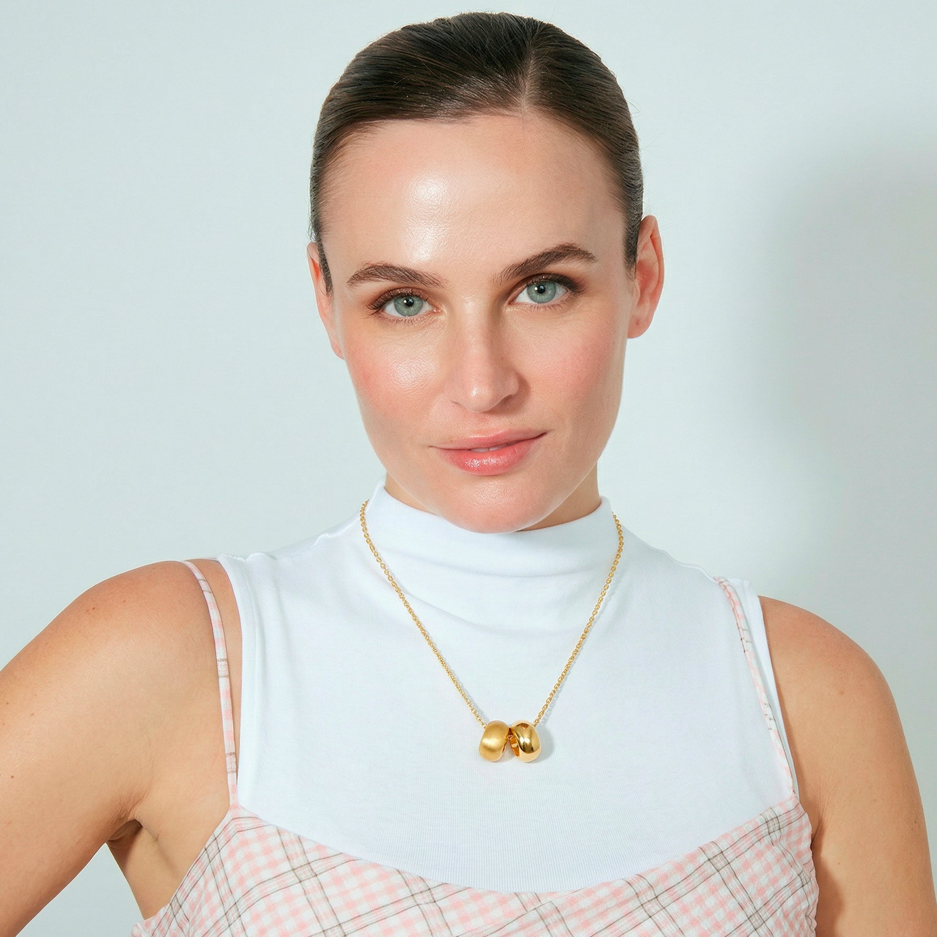 18k Yellow Gold Plated Necklace - Jiola