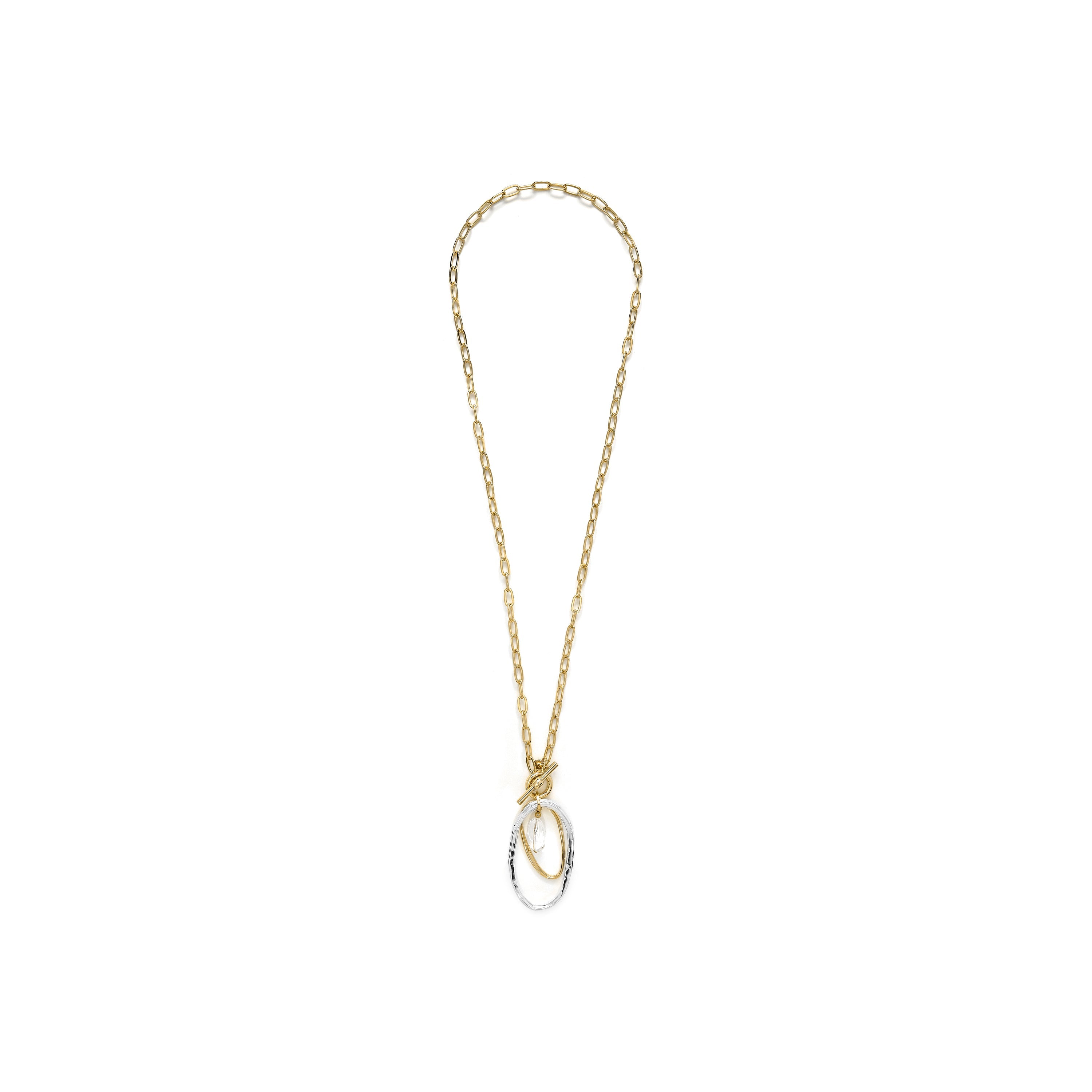 Collar de Perla Blanca acabado en oro amarillo 18k - Belefi