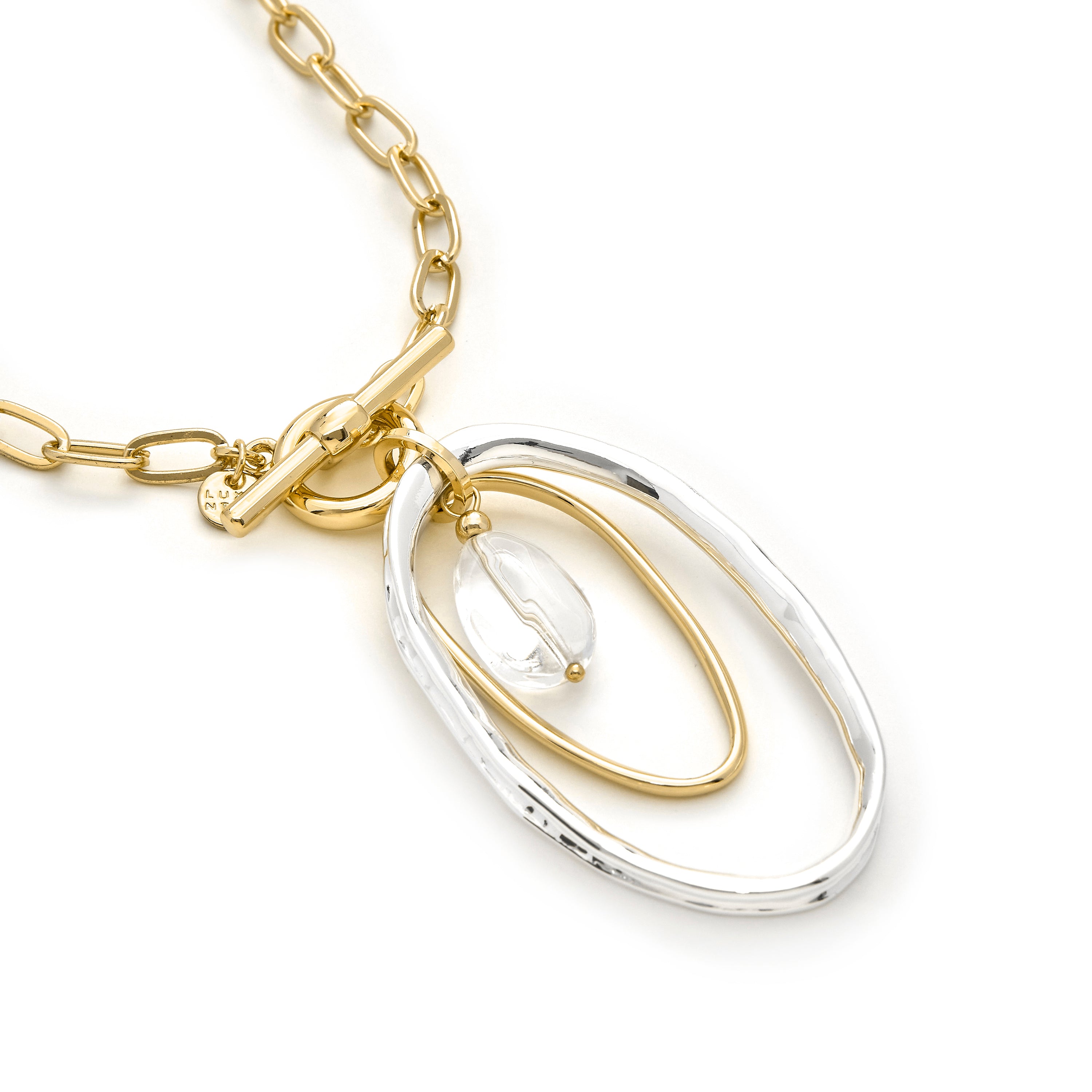 Collar de Perla Blanca acabado en oro amarillo 18k - Belefi