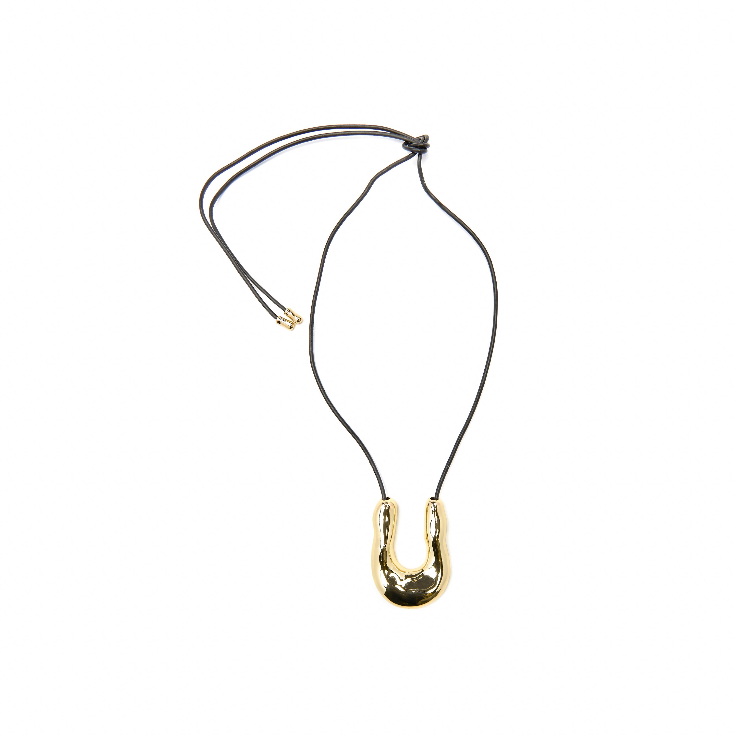 18k yellow gold finished necklace - Yilao