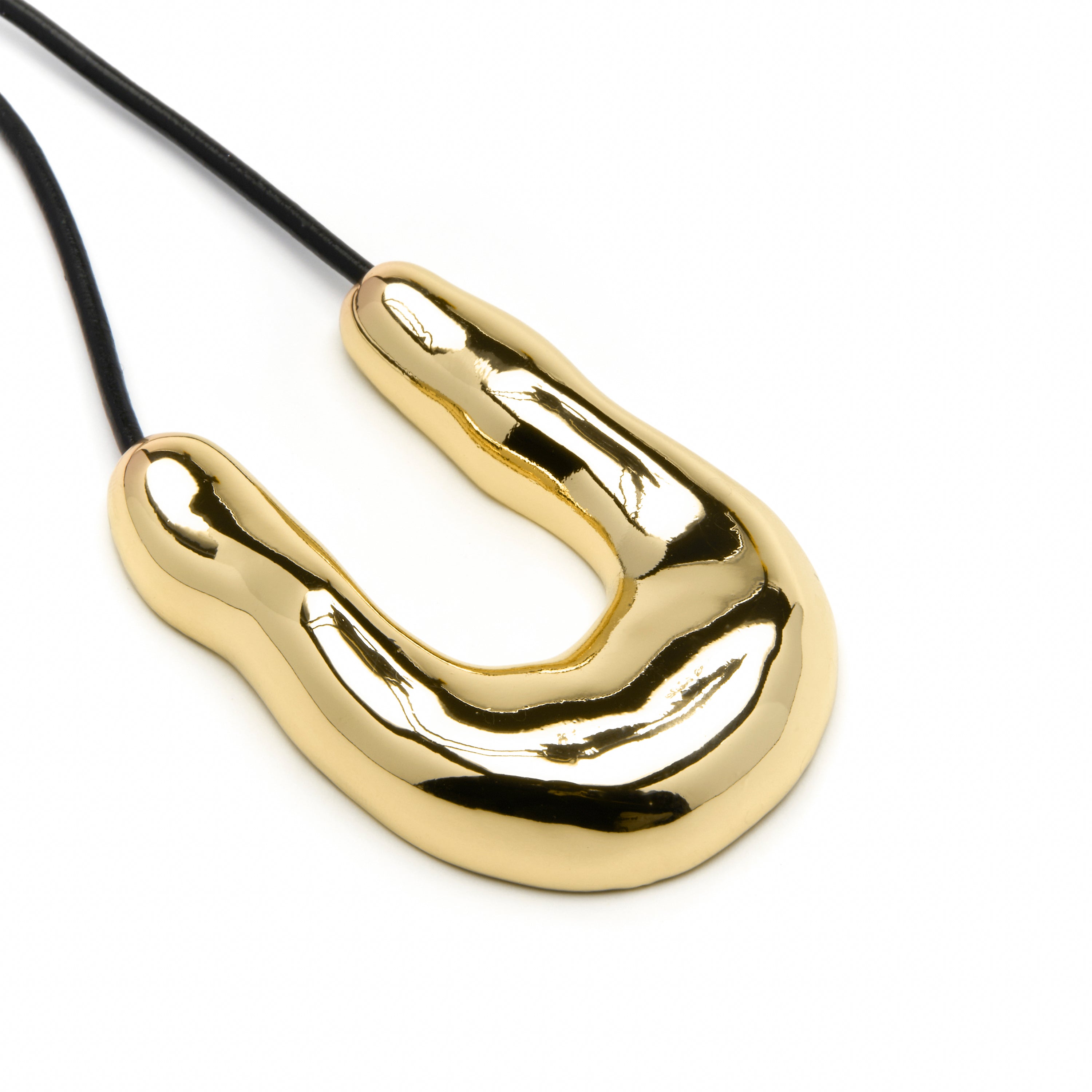 18k yellow gold finished necklace - Yilao