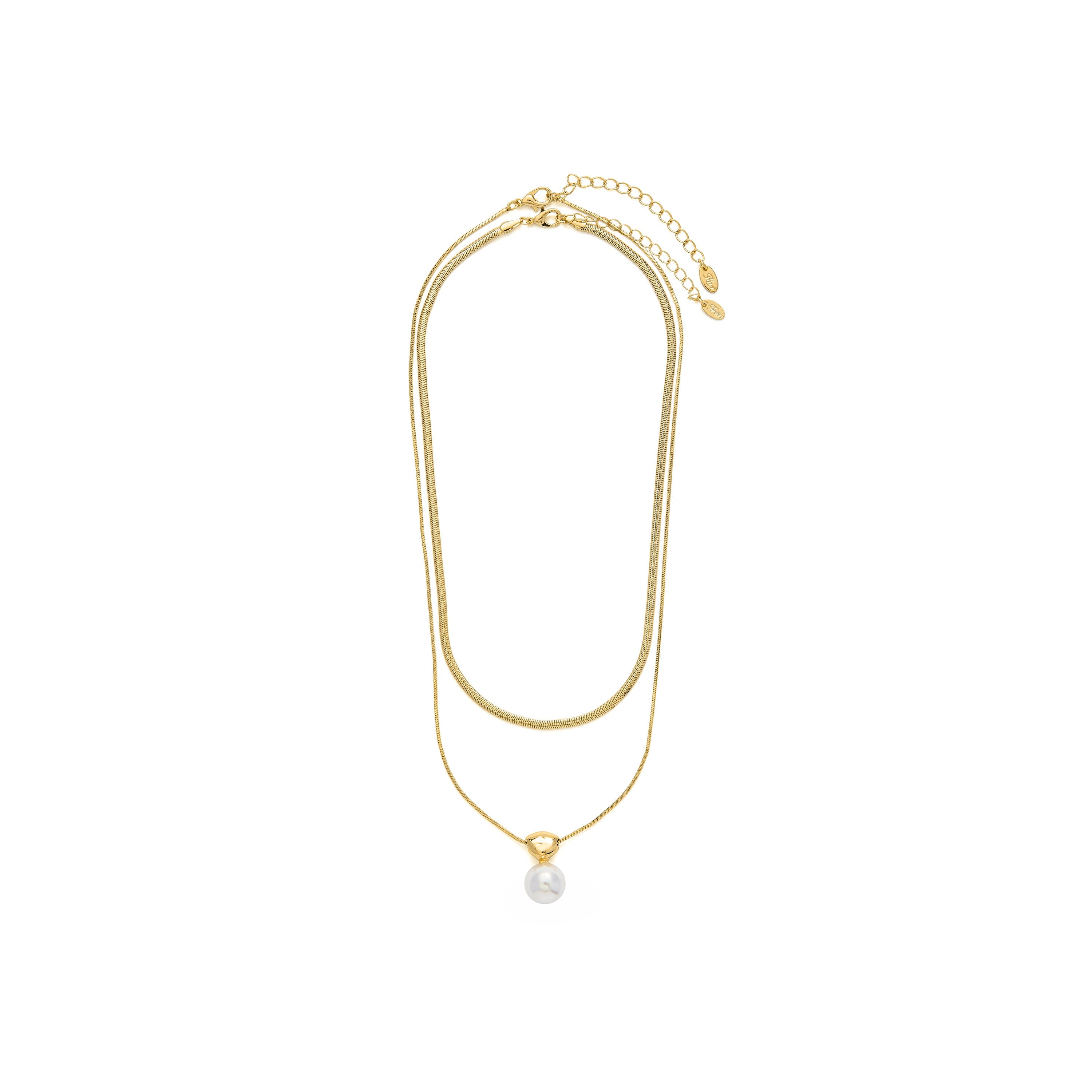 18k yellow gold-plated necklace - Cerya