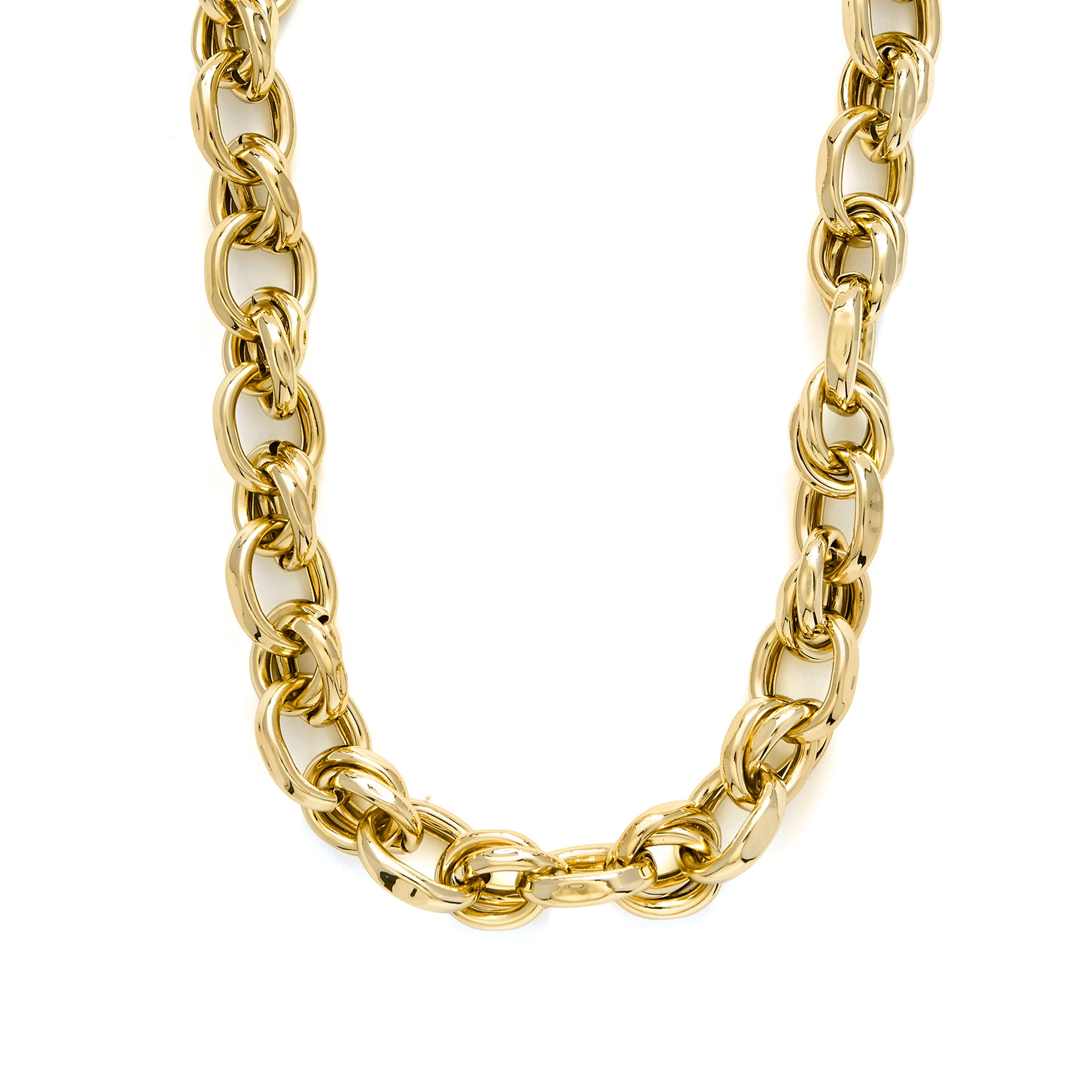 18k yellow gold plated necklace - Rimsau