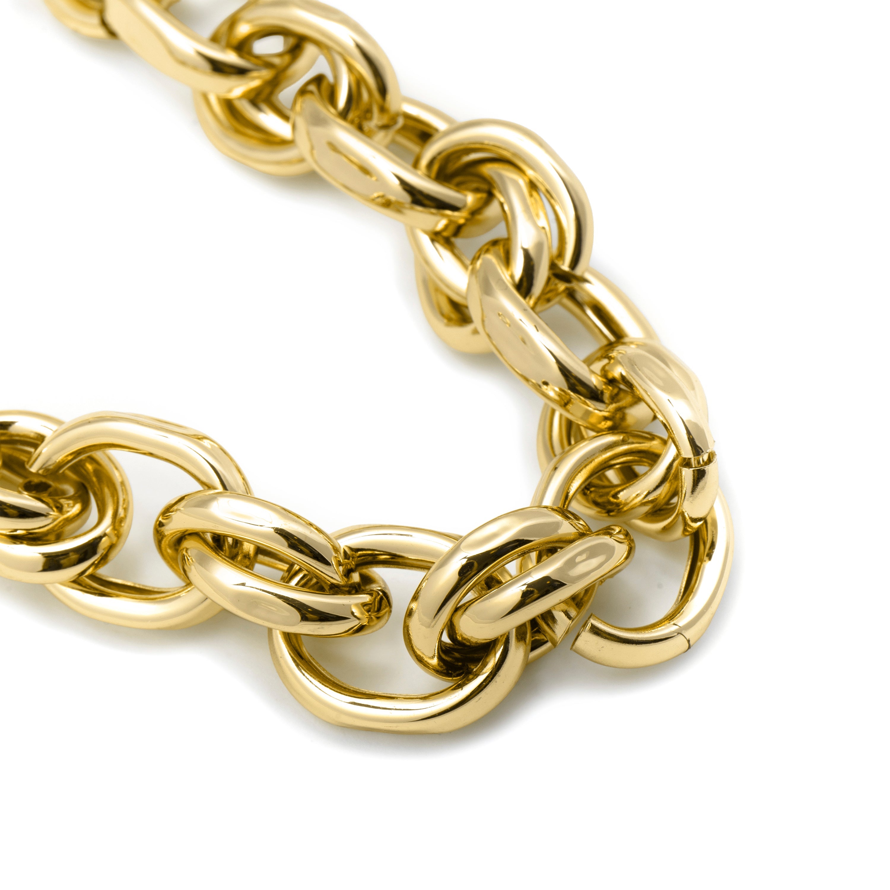 18k yellow gold plated necklace - Rimsau