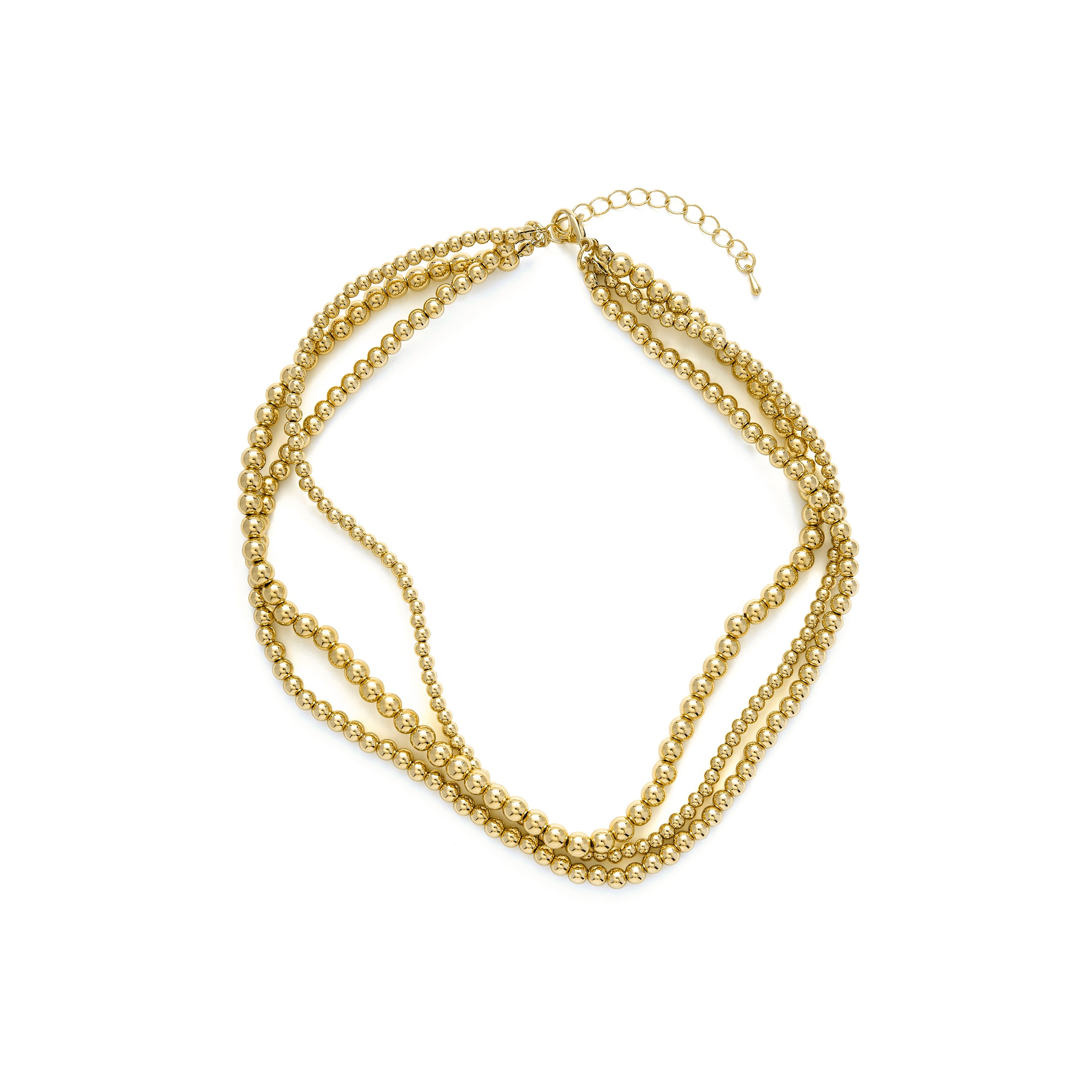 18k yellow gold-plated necklace - Bielzu