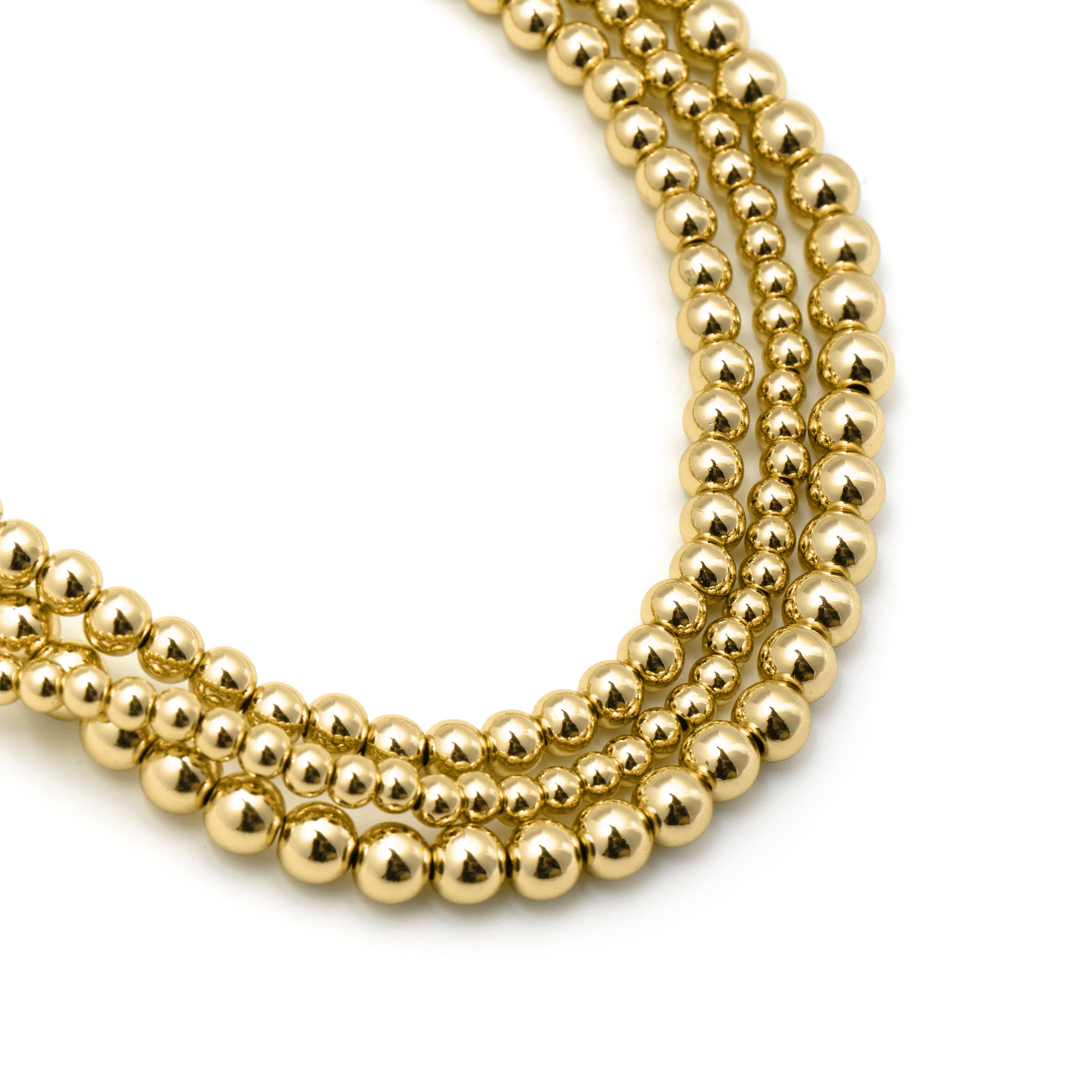 18k yellow gold-plated necklace - Bielzu