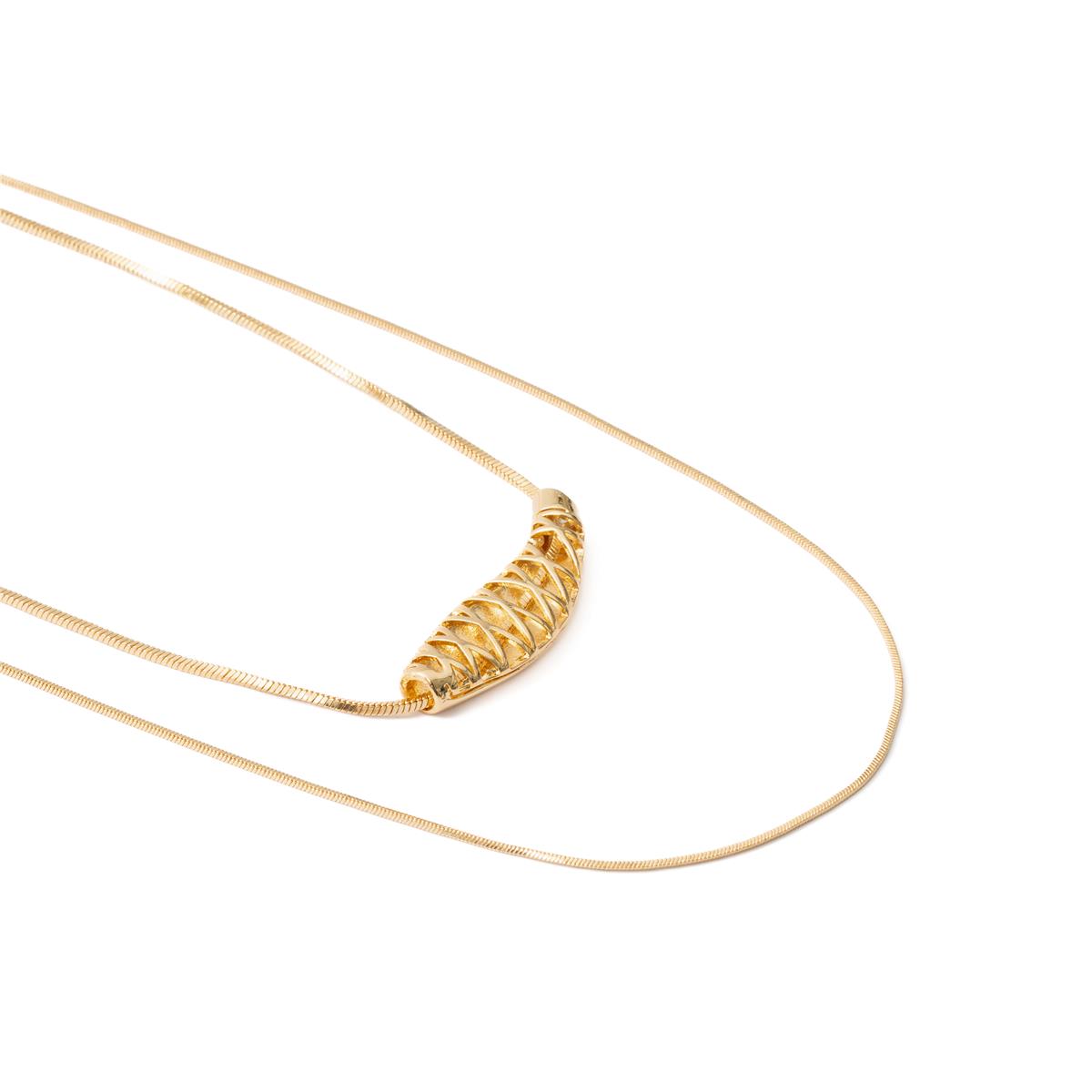18k Yellow Gold Plated Necklace - Syten