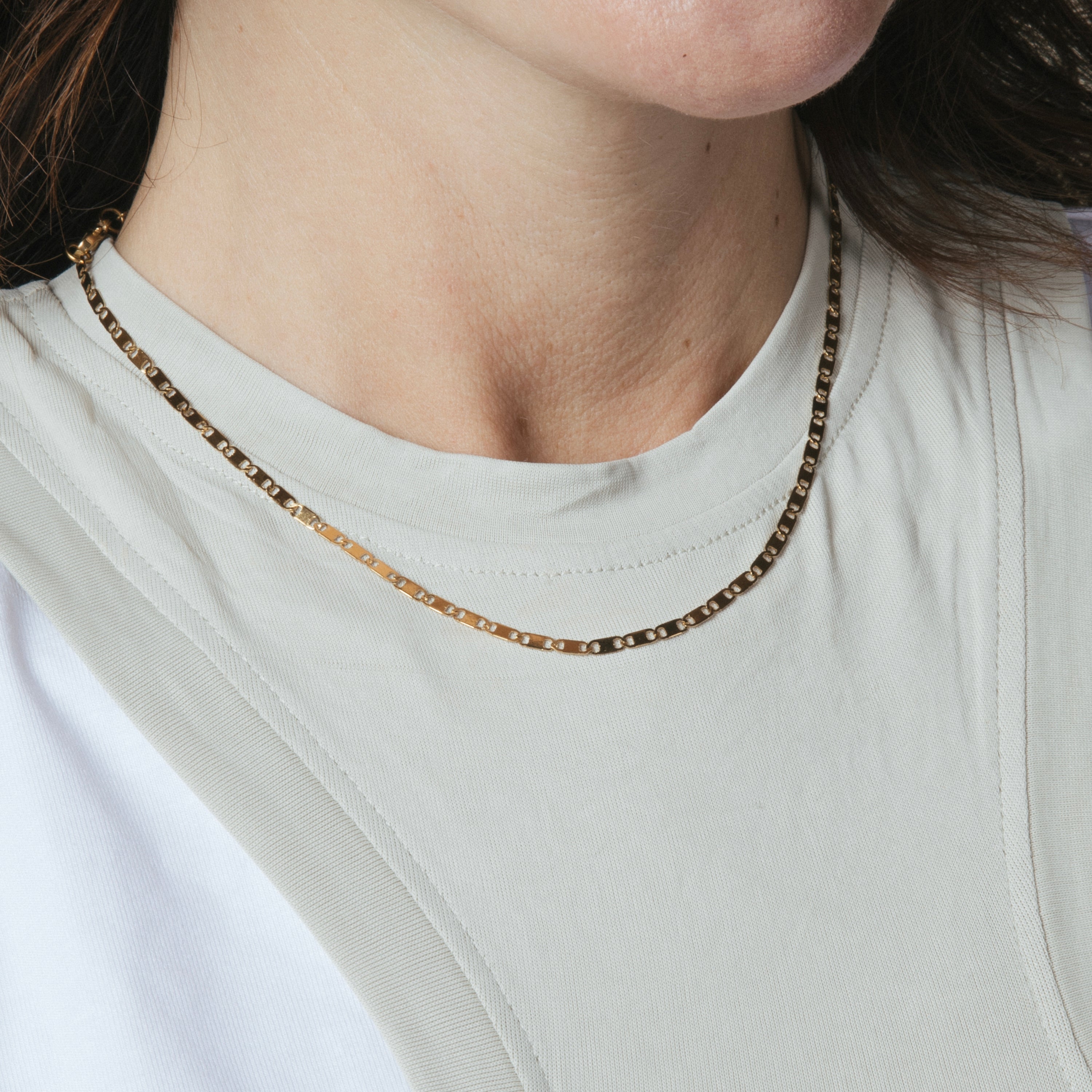 18k Yellow Gold Plated 42cm Necklace - Hiu
