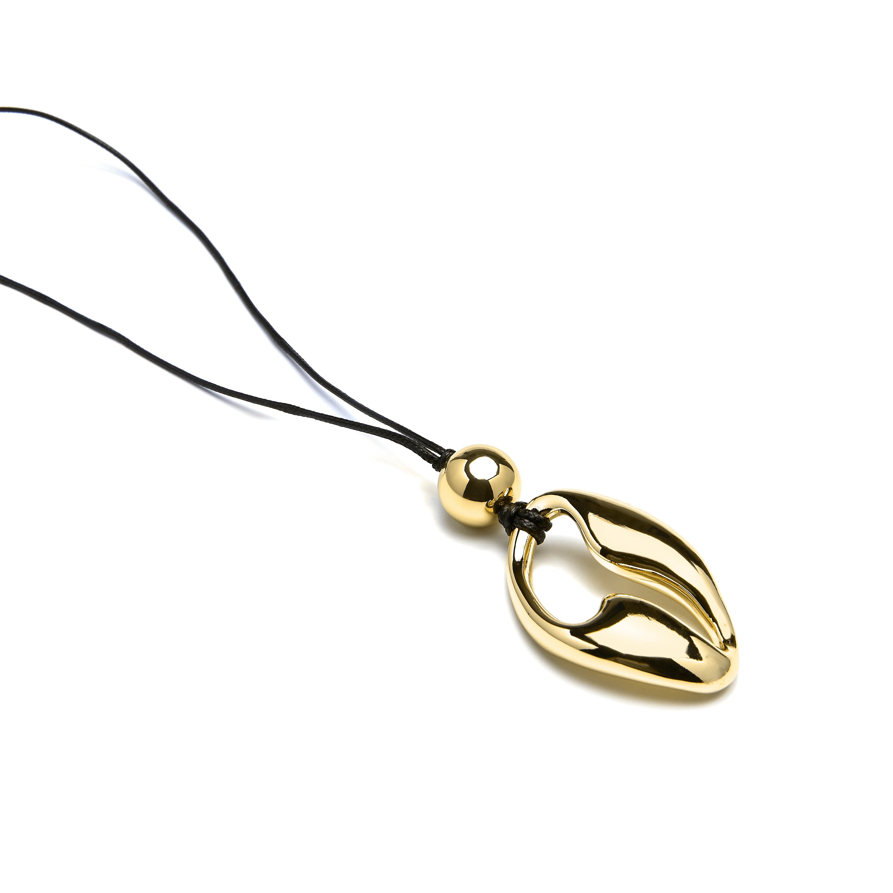 Colar com acabamento em ouro amarelo 18k - Amthy