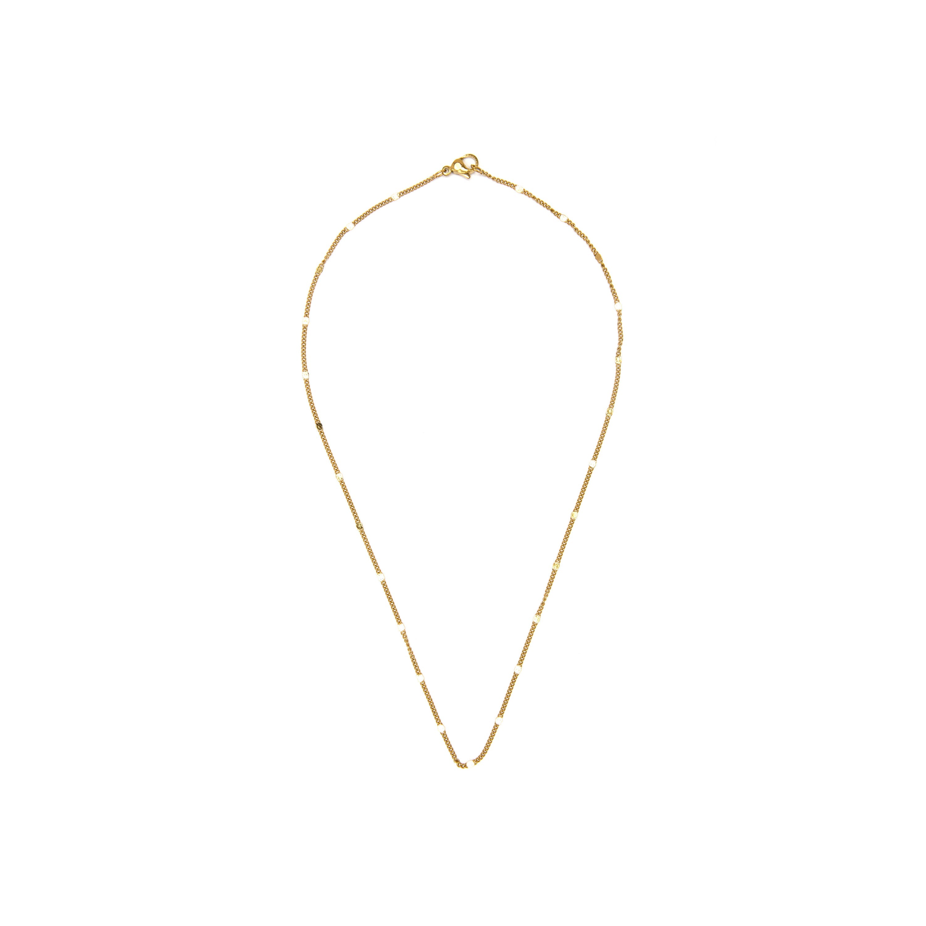 18k yellow gold plated 50 cm necklace - Dimha