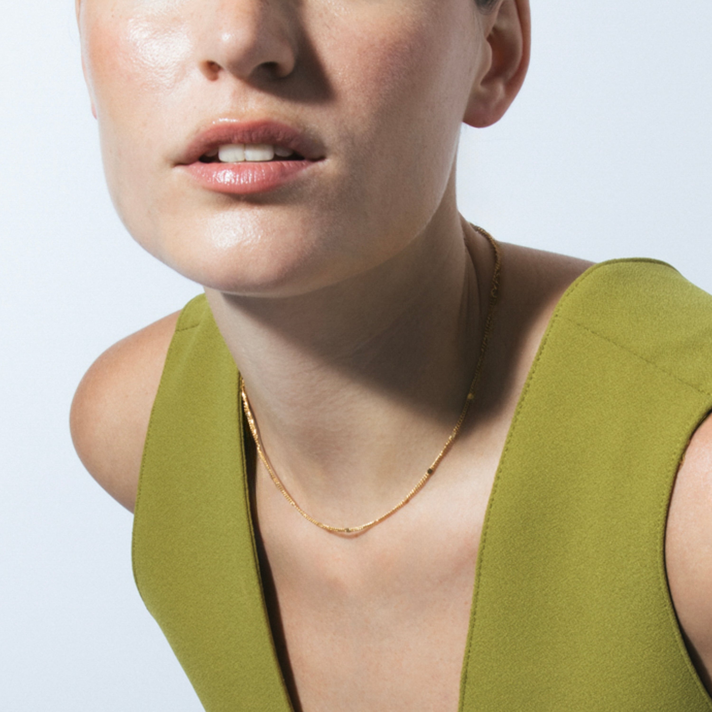 18k yellow gold plated 50 cm necklace - Dimha