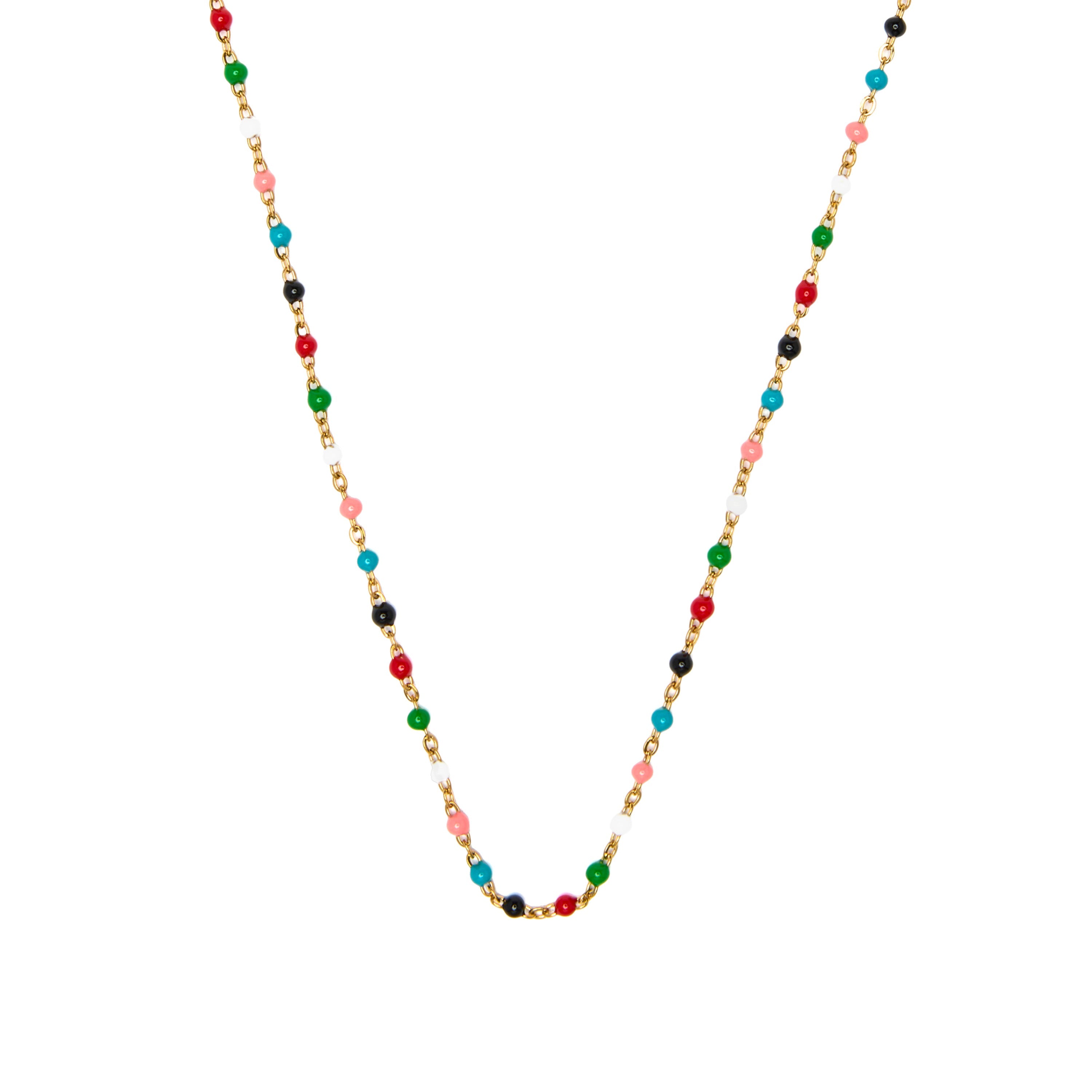 45cm 18k Yellow Gold Plated Necklace - Ahaki
