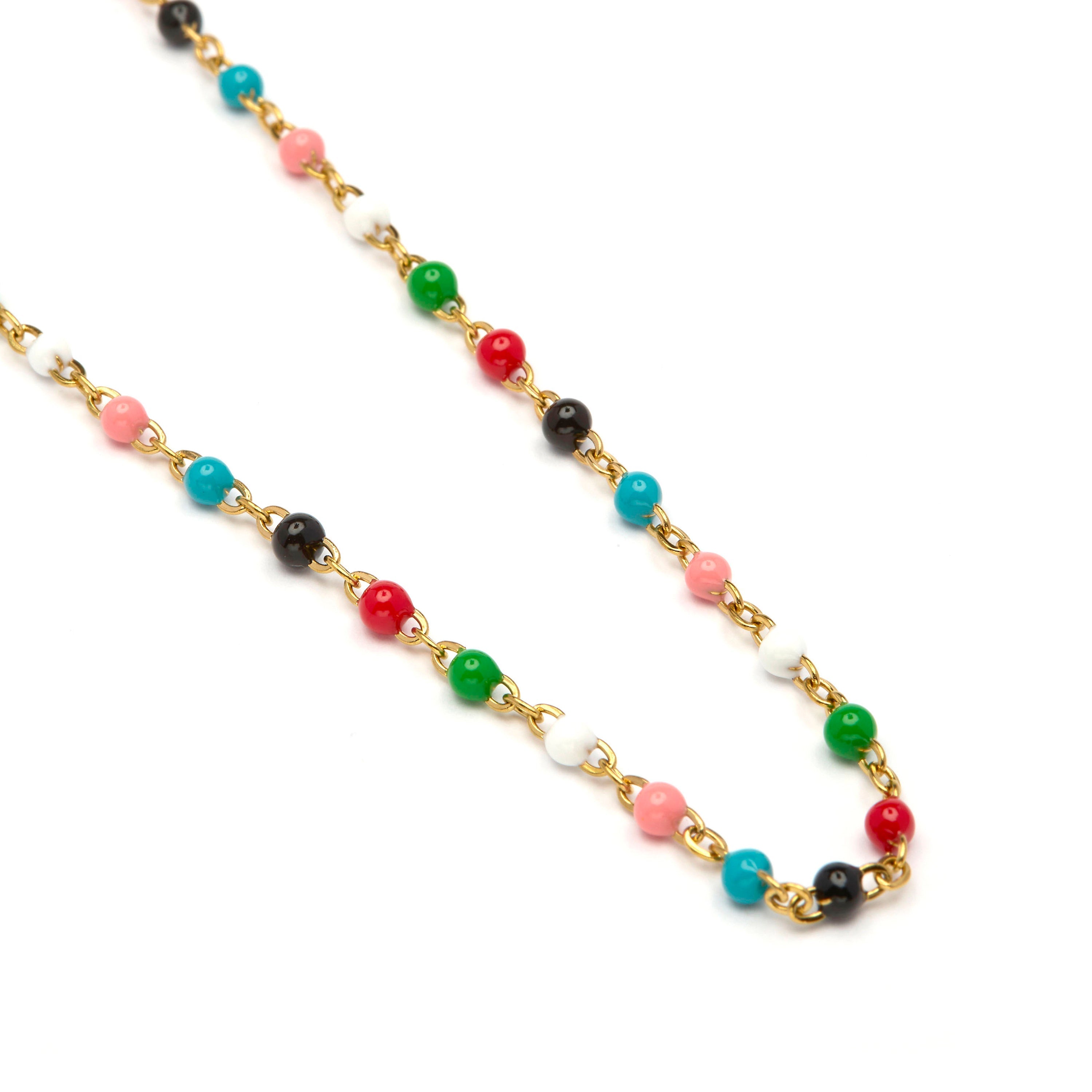 45cm 18k Yellow Gold Plated Necklace - Ahaki