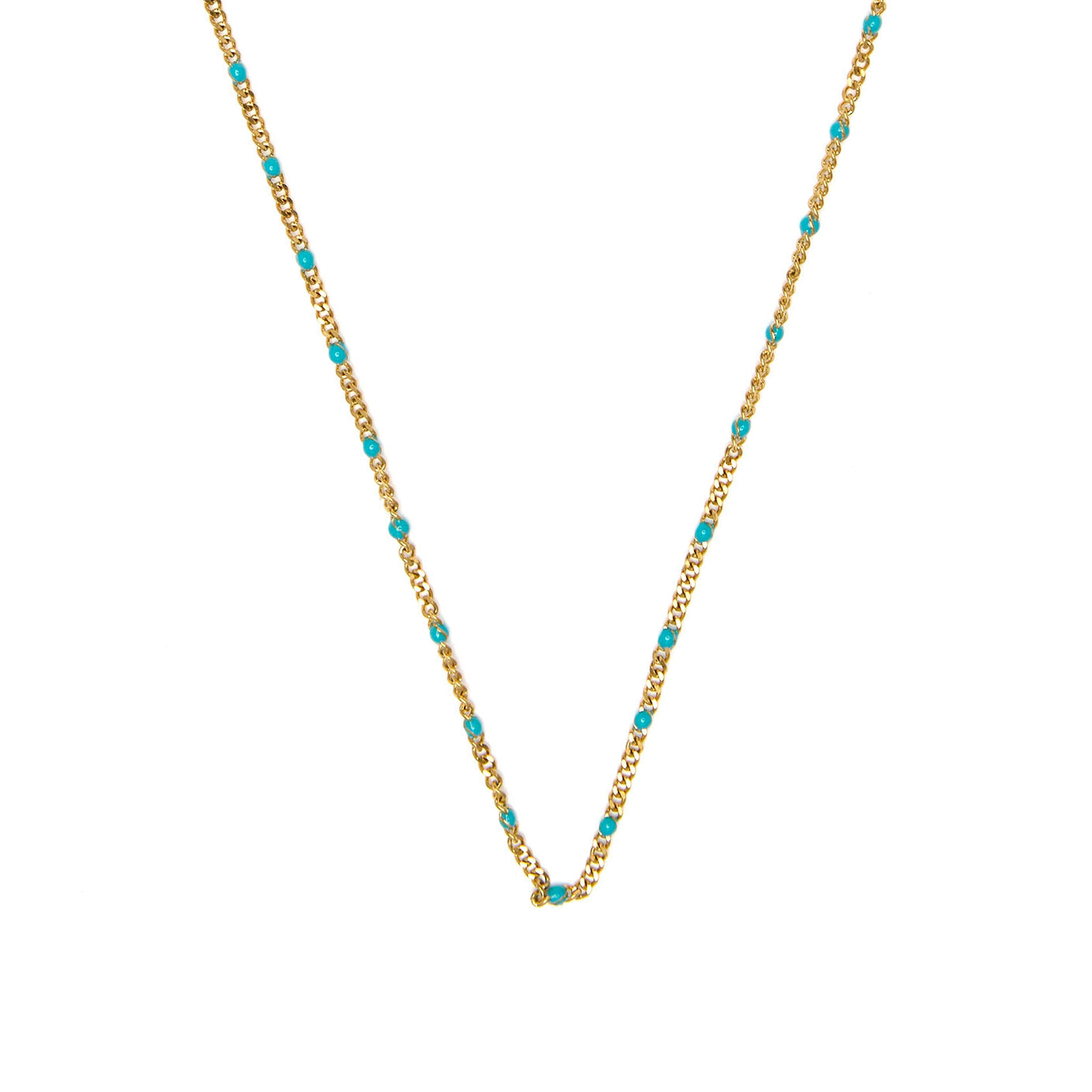 45cm 18k Yellow Gold-Plated Necklace - Abma
