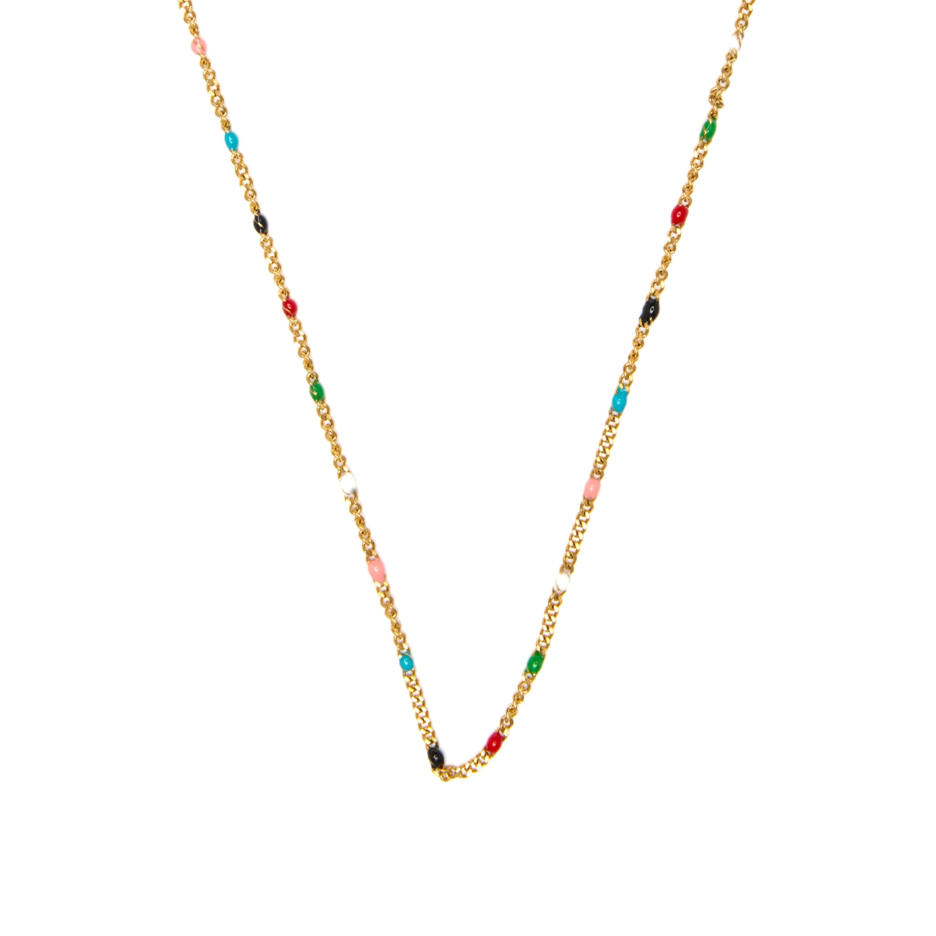 18k Yellow Gold Plated 45cm Necklace - Ramio